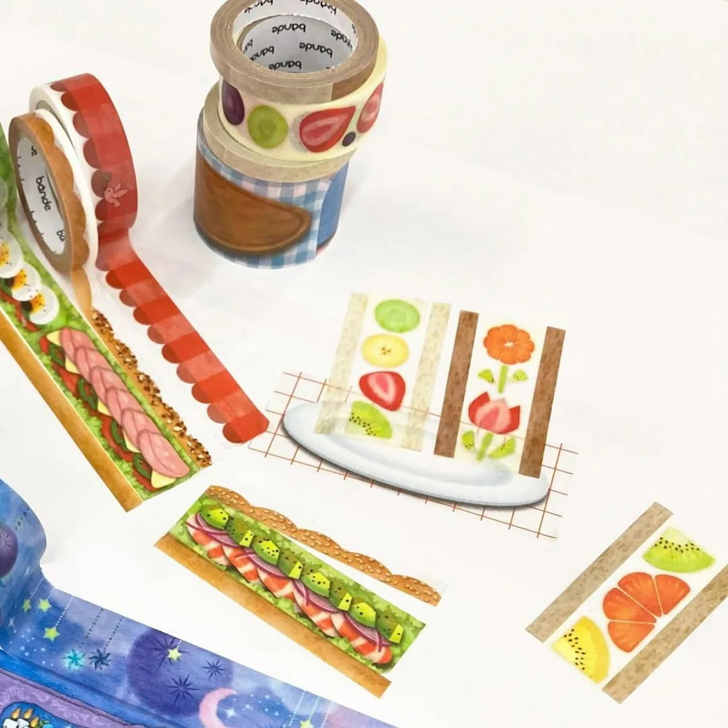 Bande Stick Masking Tape Set – Sandwich Shop