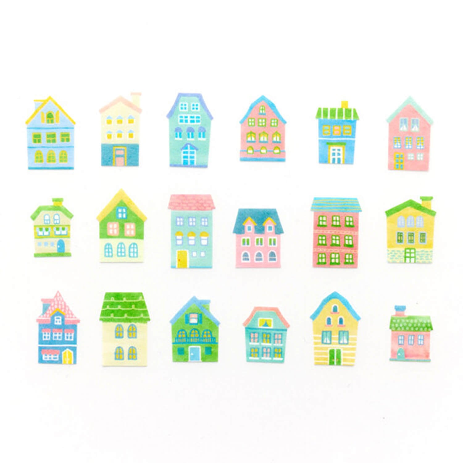 Bande Washi Tape Sticker Roll – Cute Houses