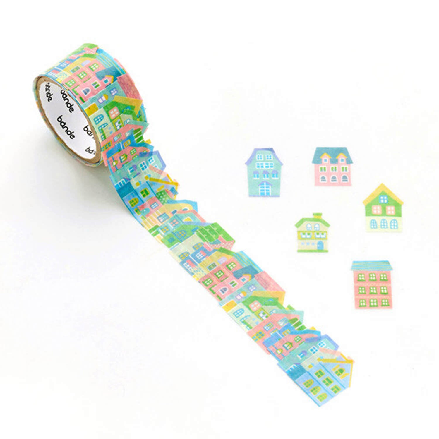 Bande Washi Tape Sticker Roll – Cute Houses