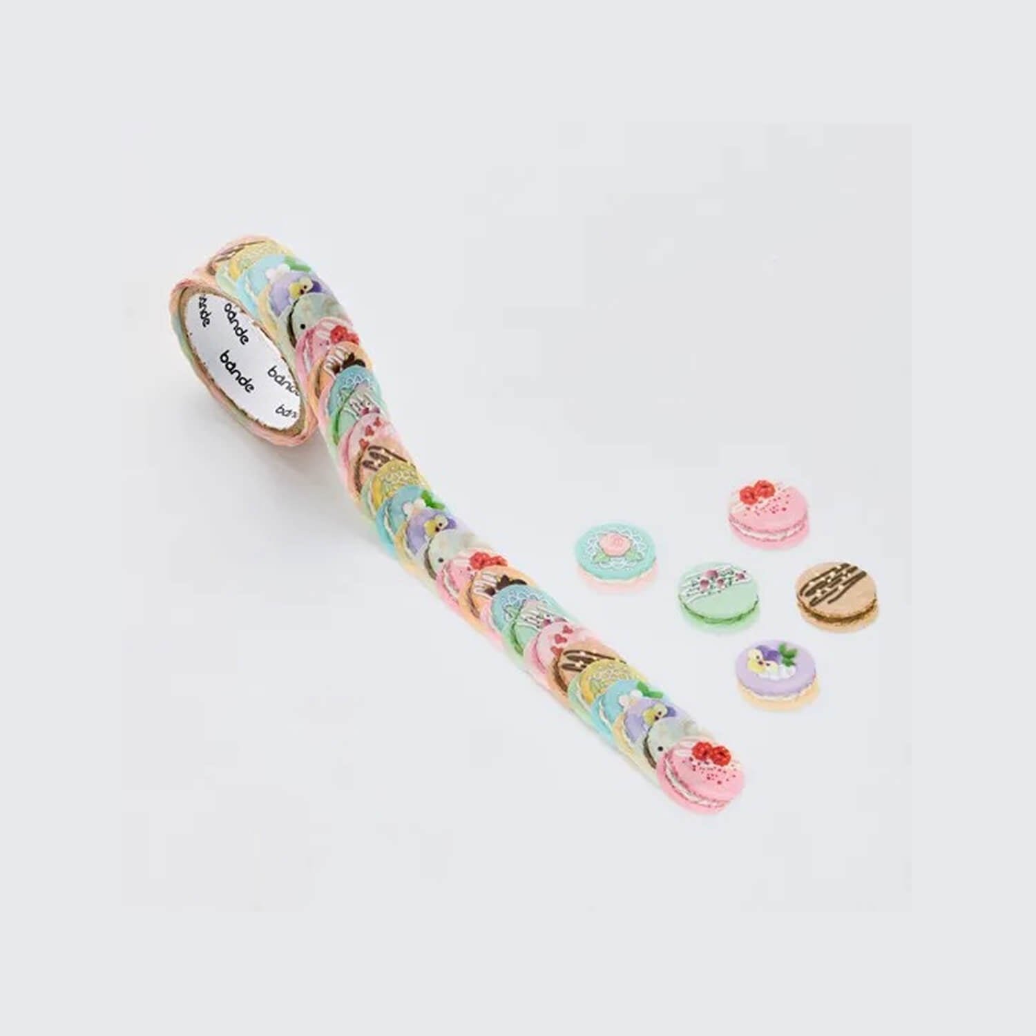 Bande Washi Tape Sticker Roll – Dressed-Up Macarons