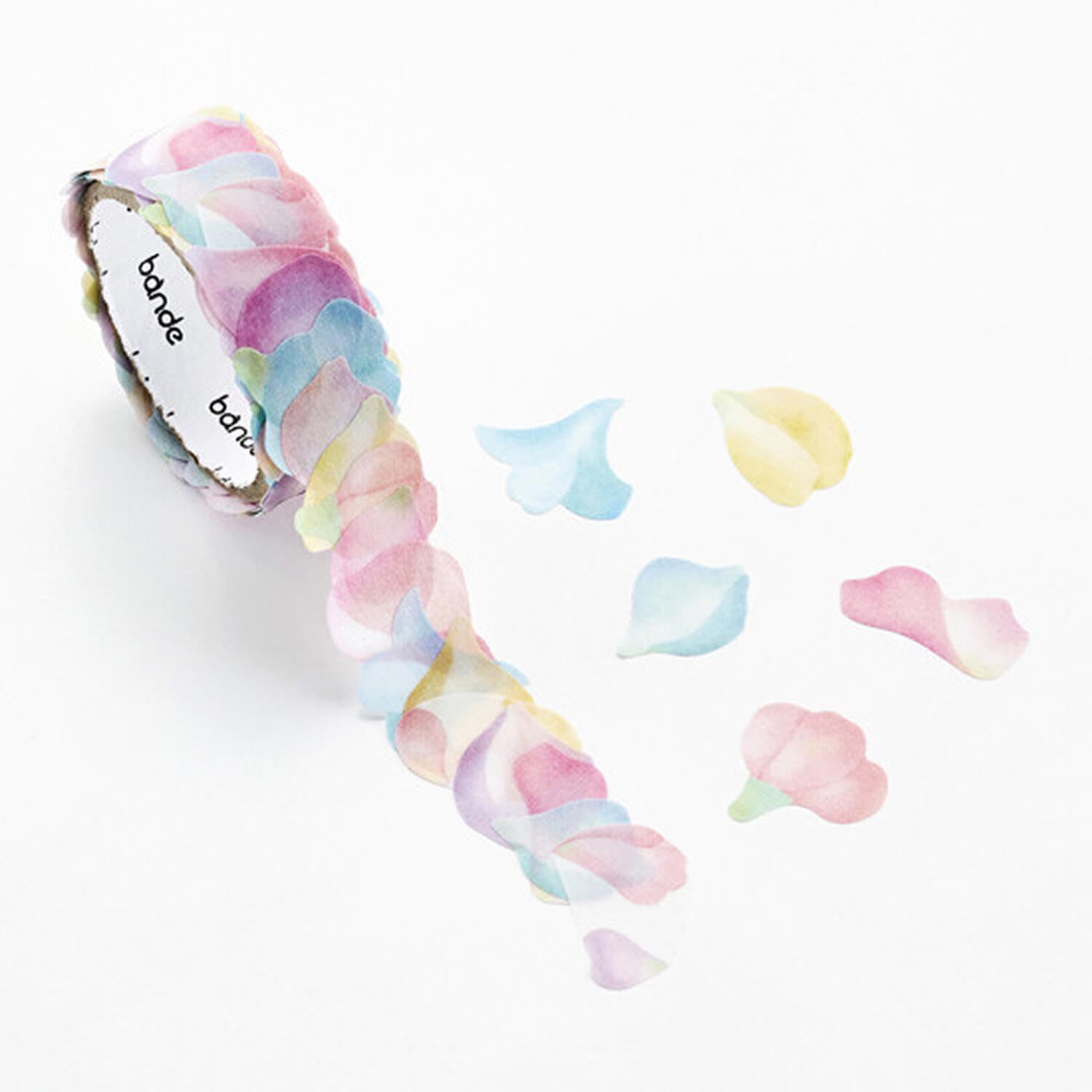 Bande Washi Tape Sticker Roll – Flower Shower (Pink)
