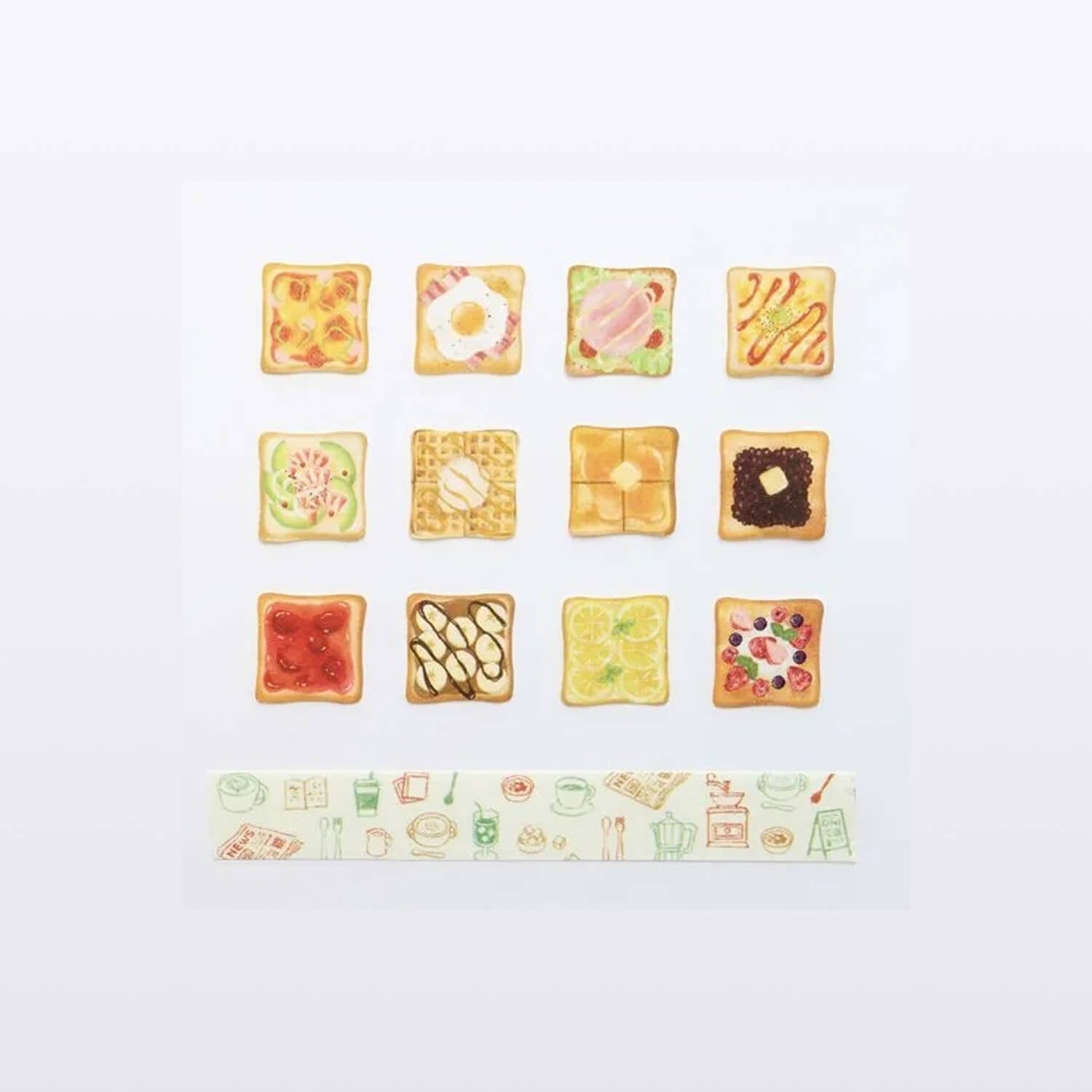 Bande Washi Tape Sticker Roll – Toast Morning
