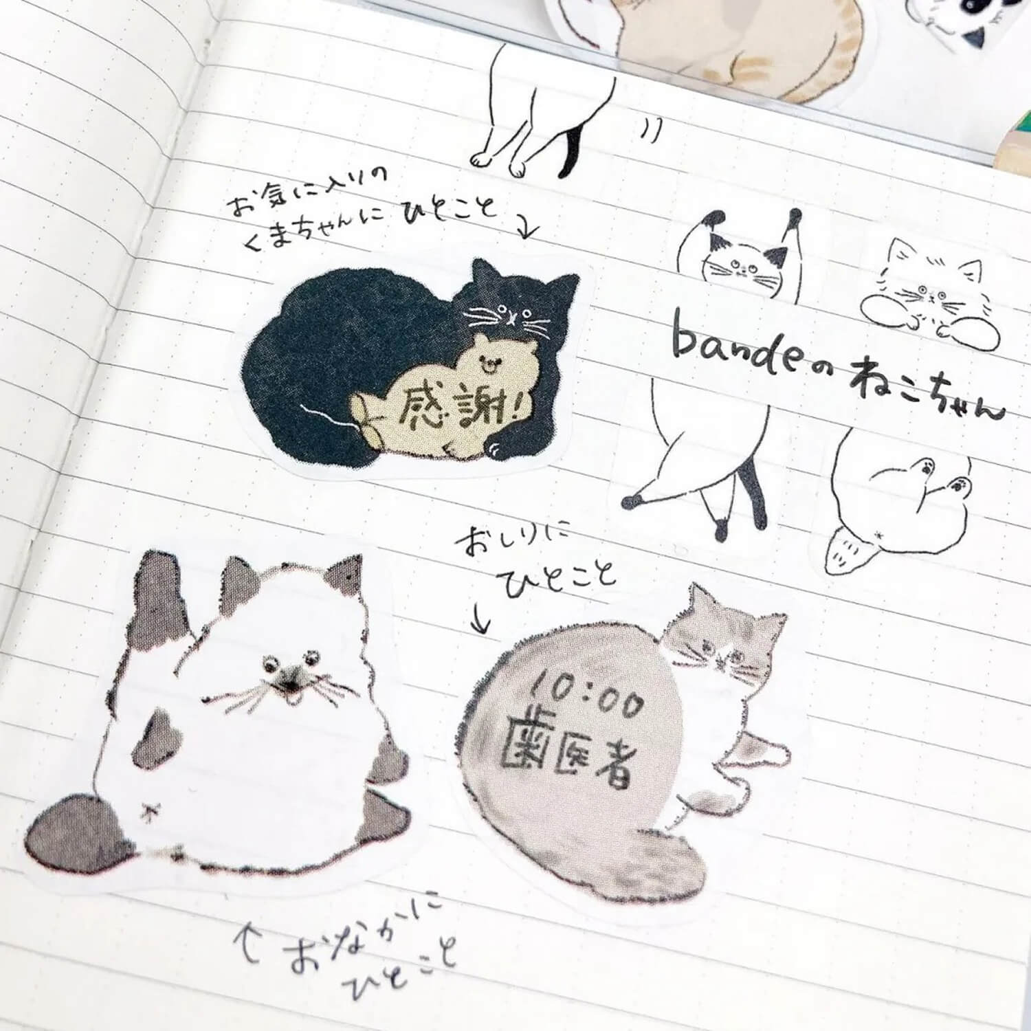 Bande Washi Tape Sticker Roll – Yuruneko Sandwich