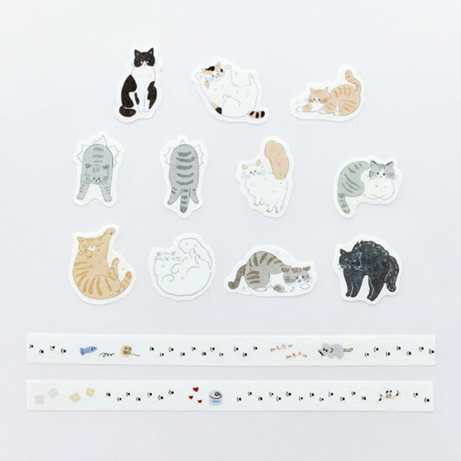 Bande Washi Tape Sticker Roll – Yuruneko Walk
