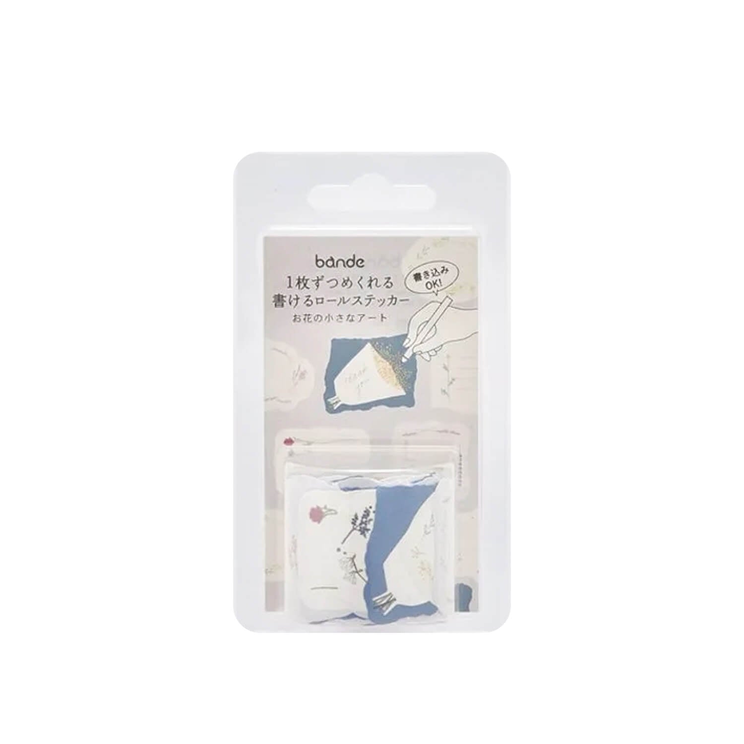 Bande Writable Sticker Roll – Floral Art