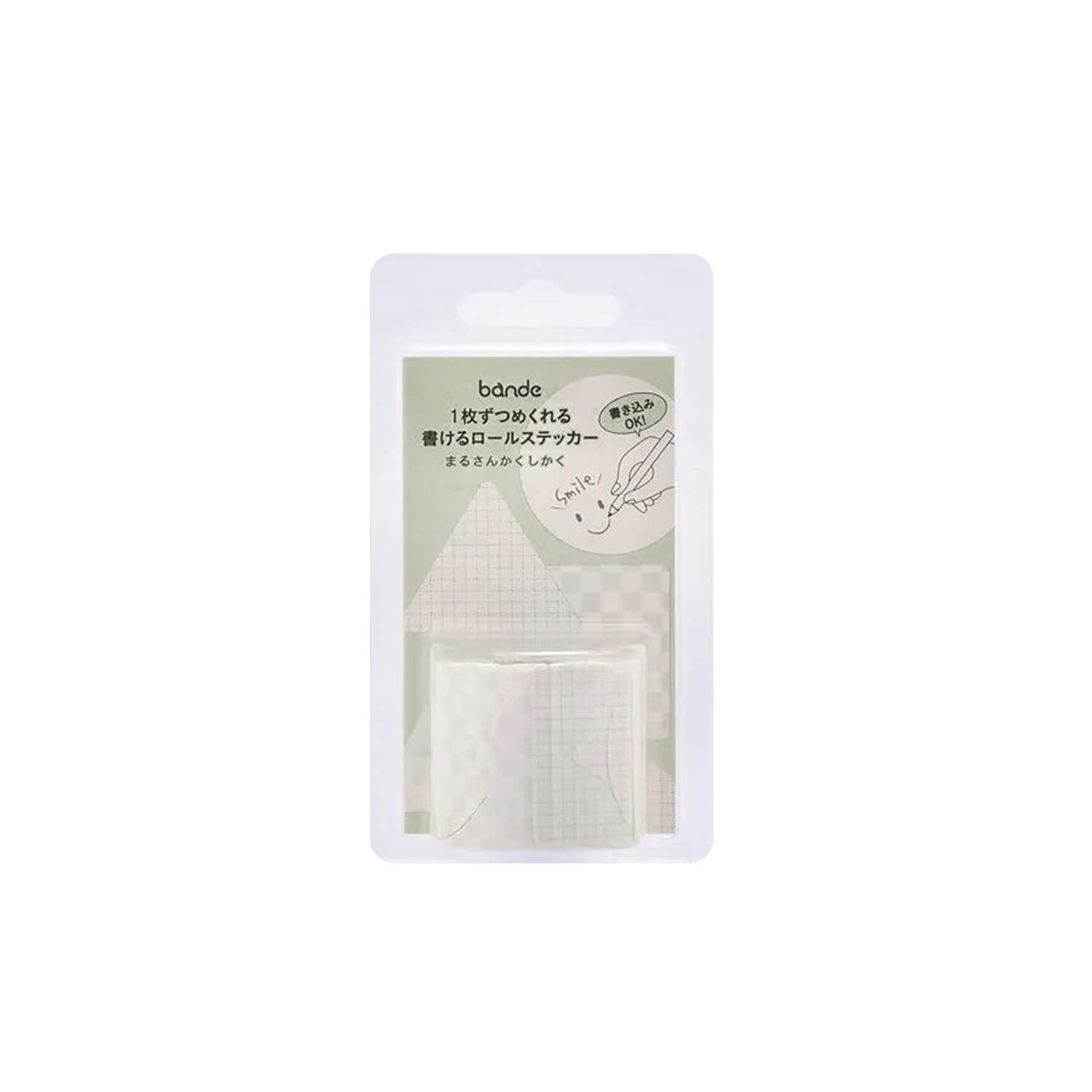 Bande Writable Sticker Roll – Shapes