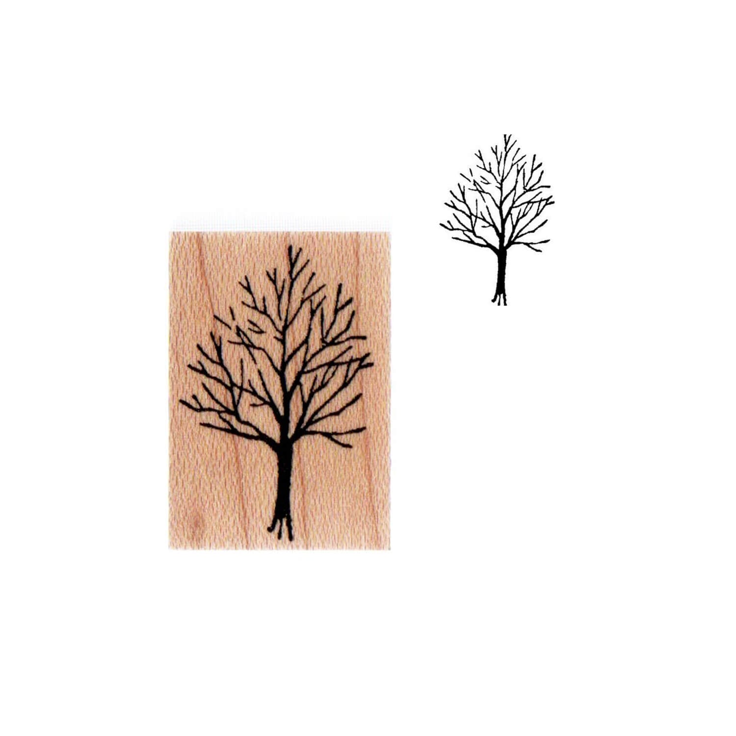 Beech Tree Rubber Stamp