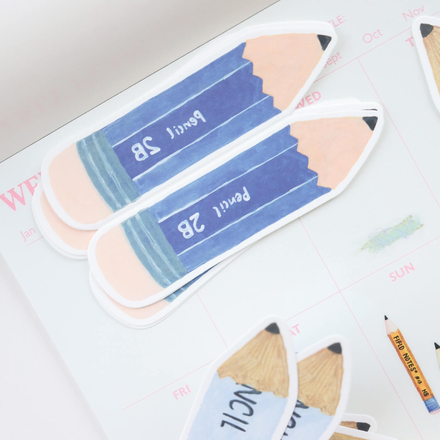 Bieguan Double-Sided Memo Set - 2B Pencil