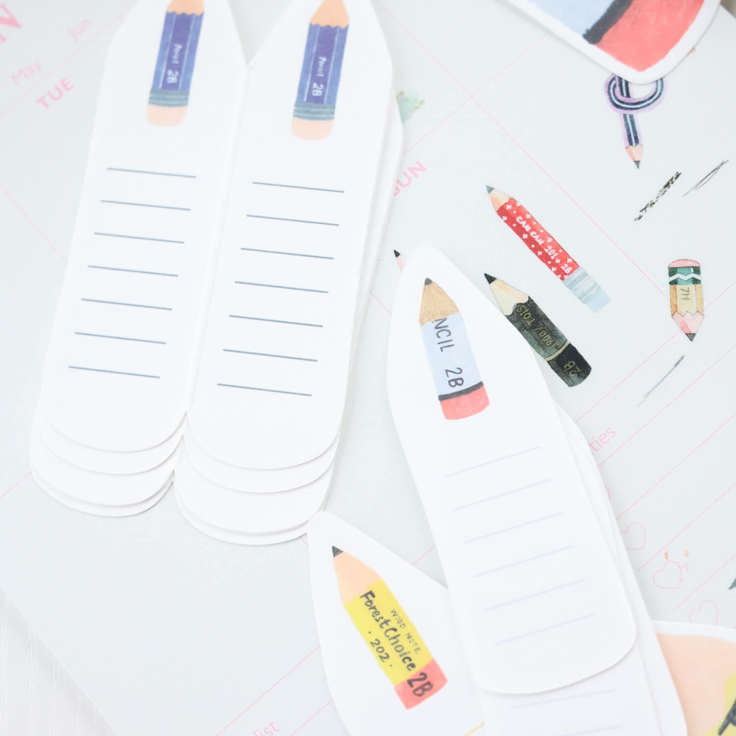 Bieguan Double-Sided Memo Set - 2B Pencil