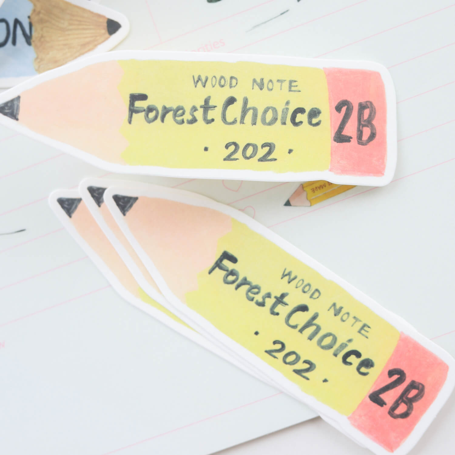 Bieguan Double-Sided Memo Set - 2B Pencil