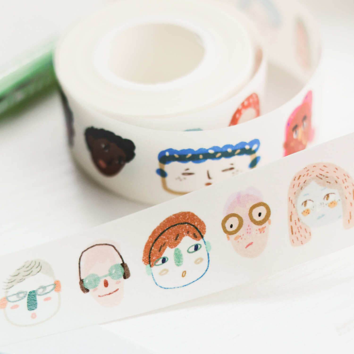 Bieguan Kiss Cut Masking Tape - Portrait