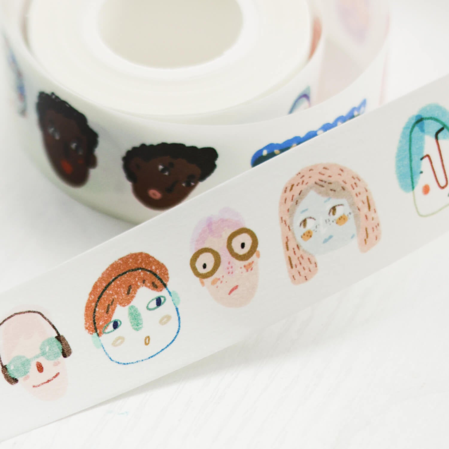 Bieguan Kiss Cut Masking Tape - Portrait