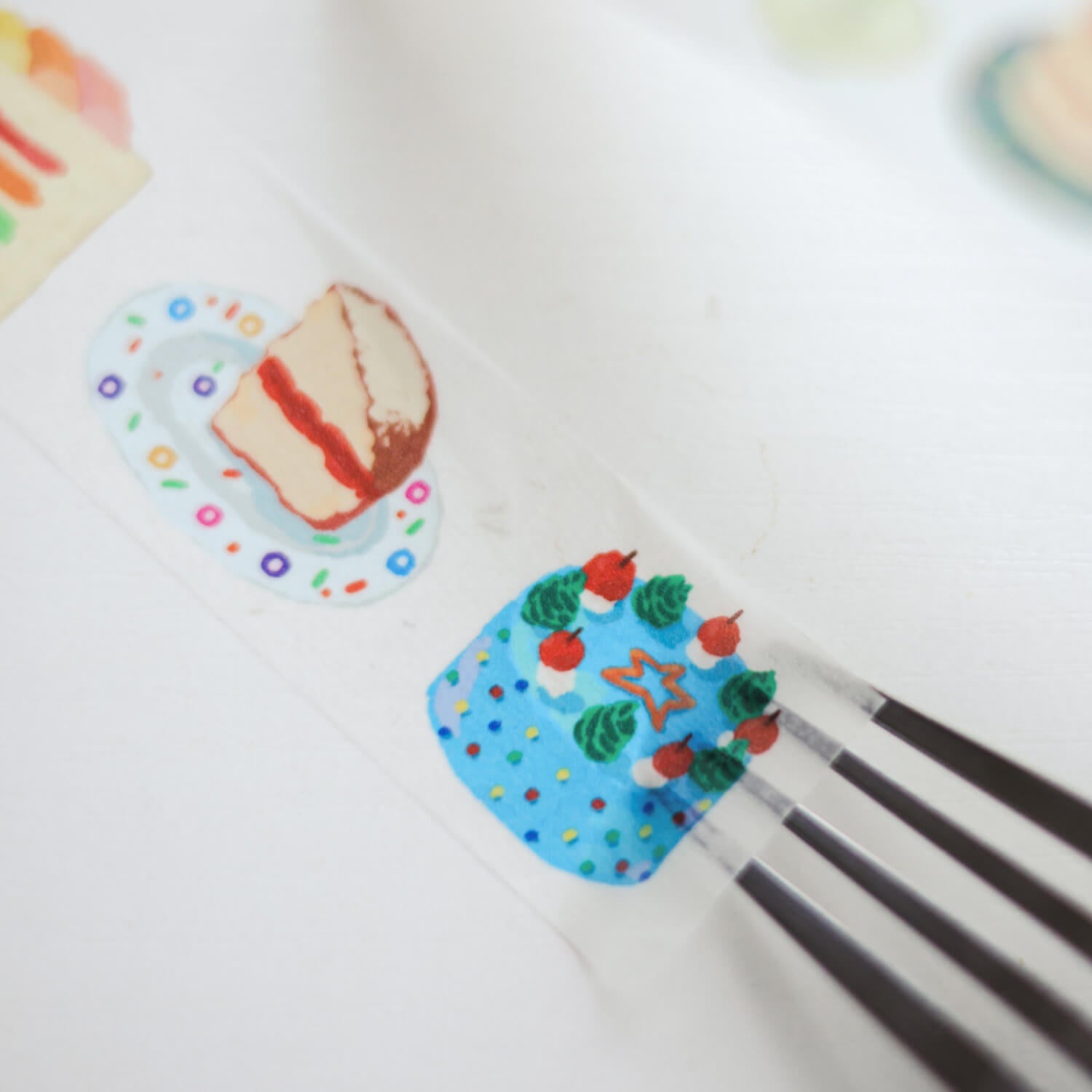 Bieguan Kiss Cut Masking Tape - Sweets