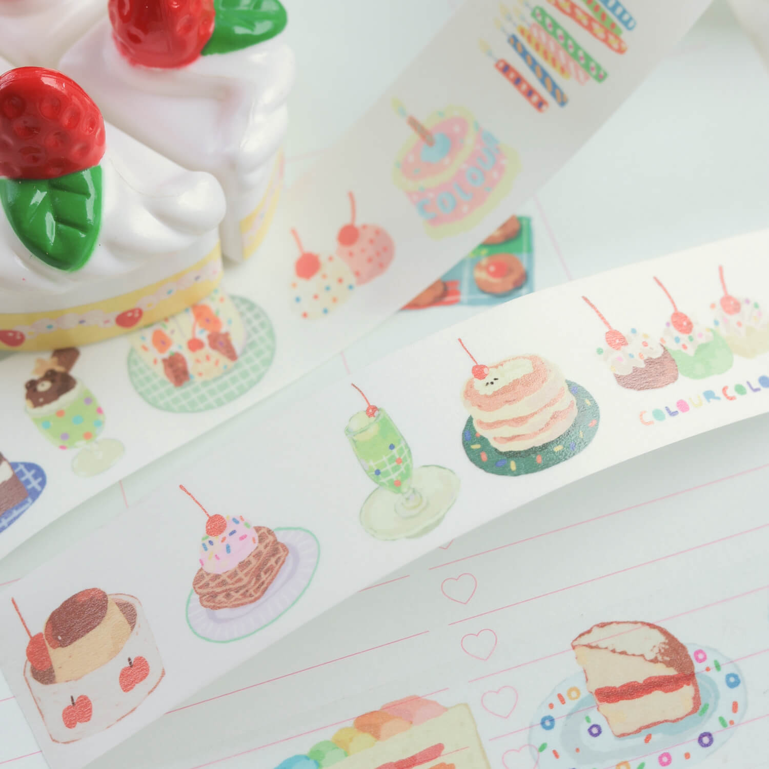 Bieguan Kiss Cut Masking Tape - Sweets