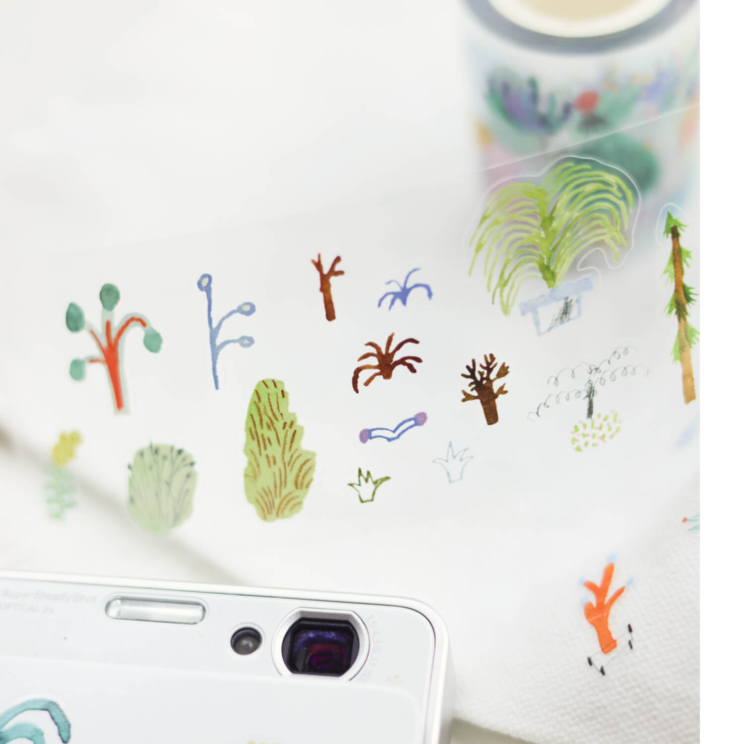 Bieguan Kiss Cut PET Tape - 99 Plants