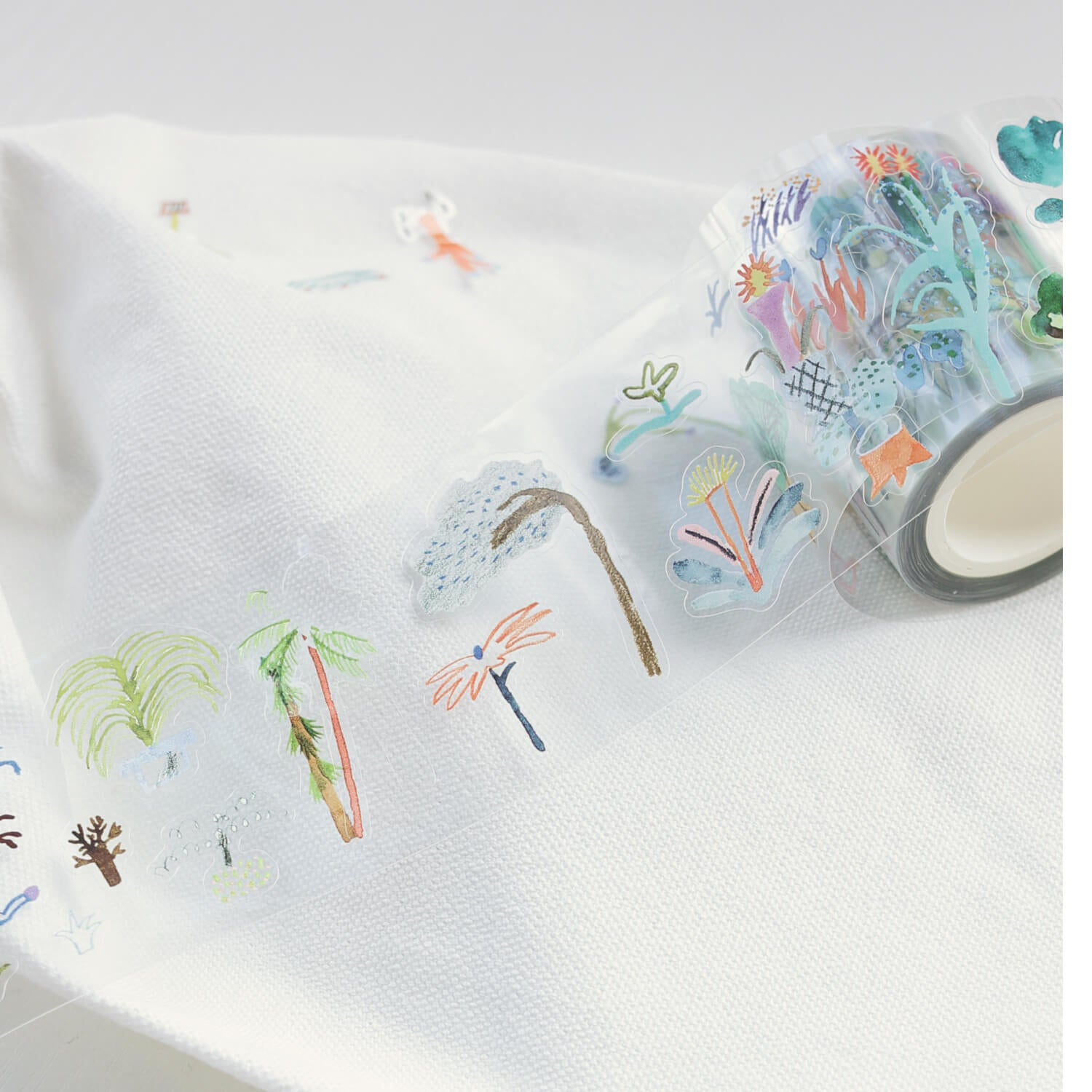 Bieguan Kiss Cut PET Tape - 99 Plants