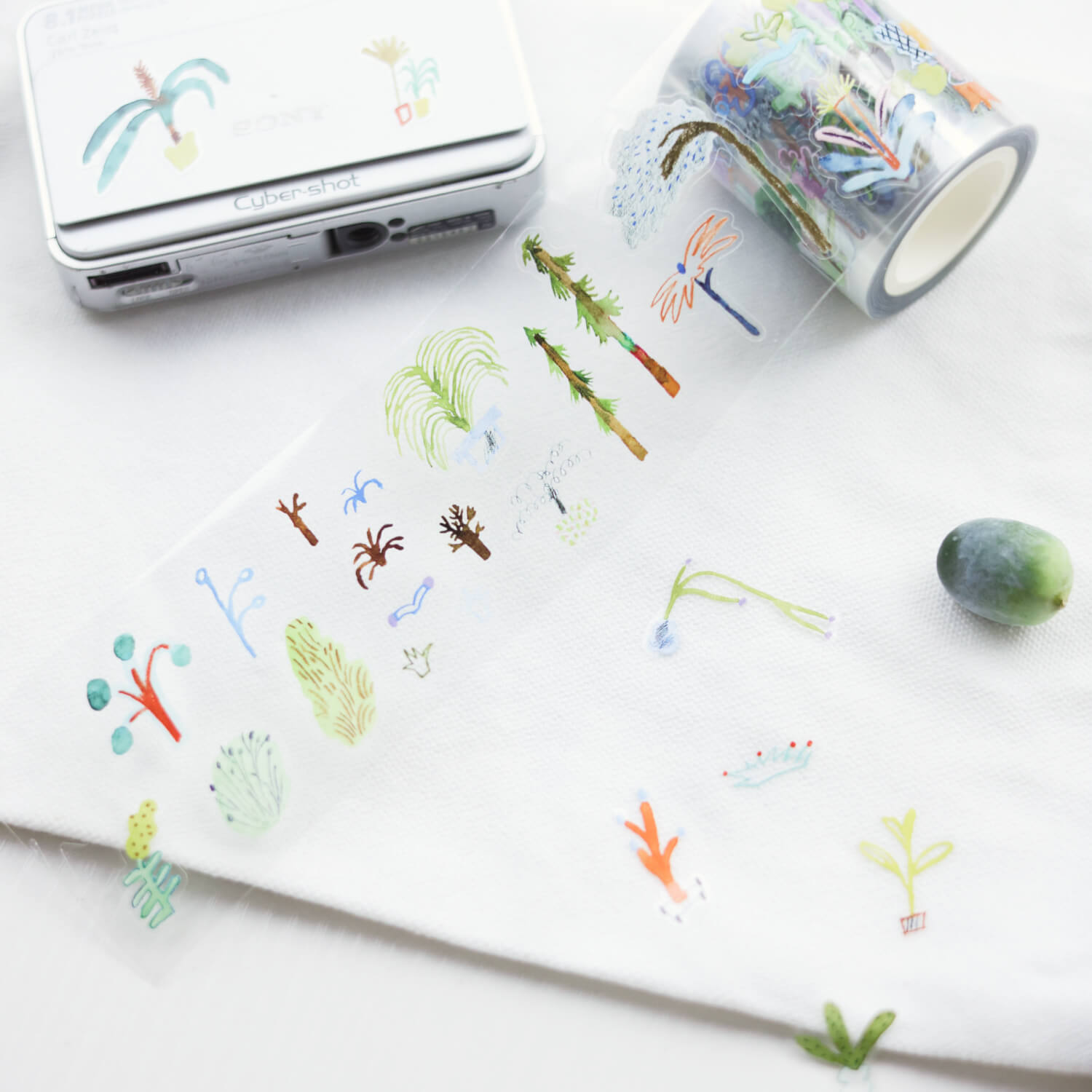 Bieguan Kiss Cut PET Tape - 99 Plants