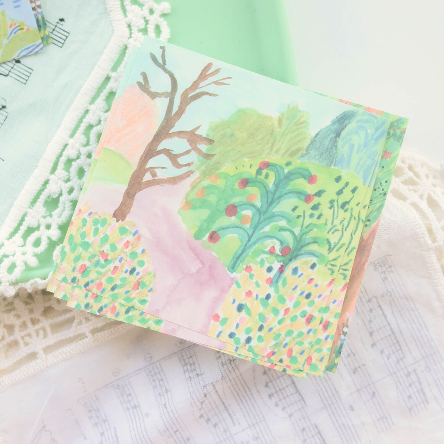 Bieguan Memo Set - Nice Scenery