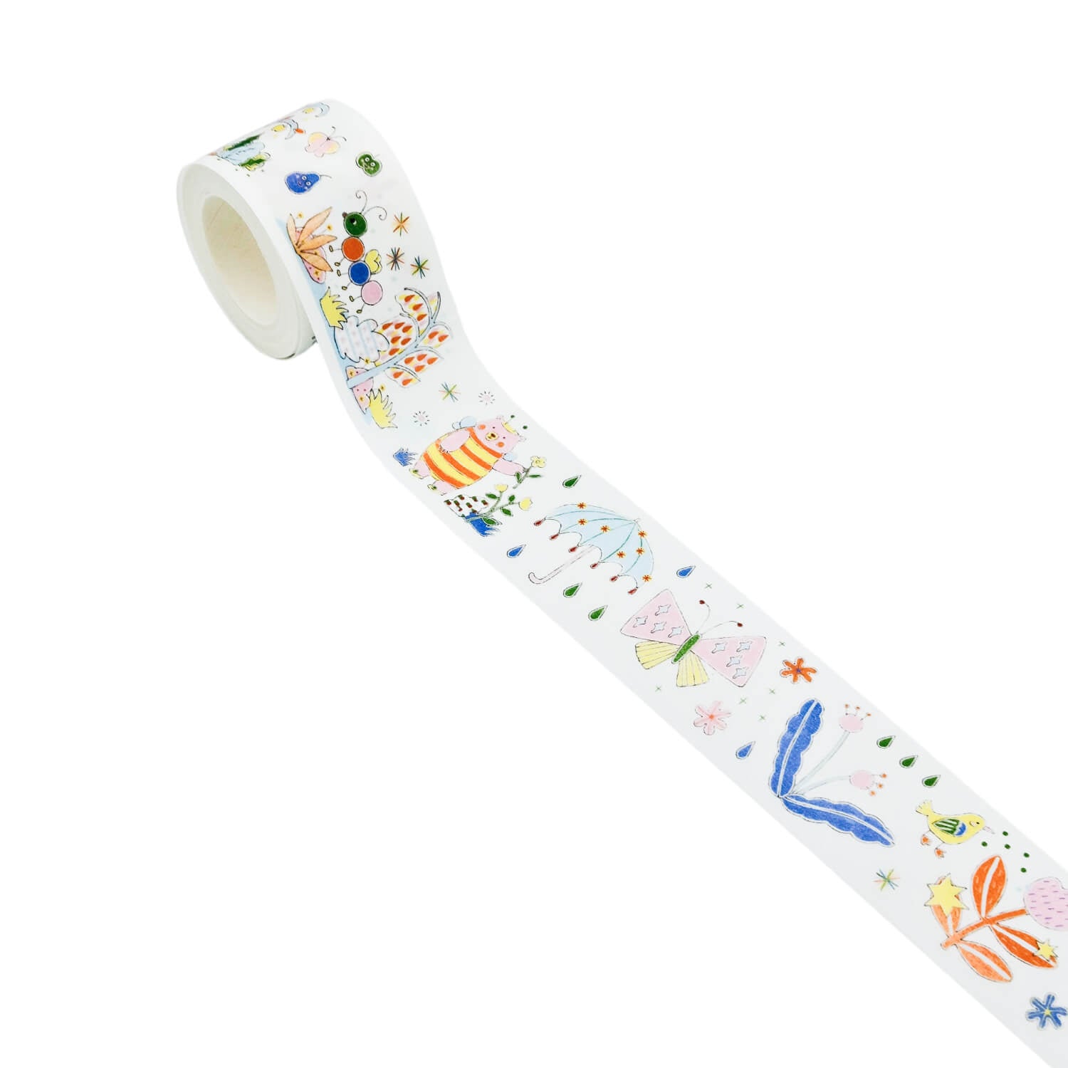 Blue Semi Kiss-Cut Masking Tape – Citrus Breeze
