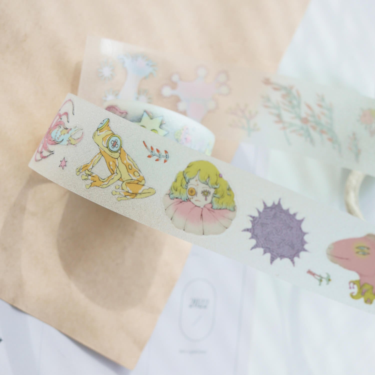 Blue Semi Kiss cut Masking Tape-Porto Witch