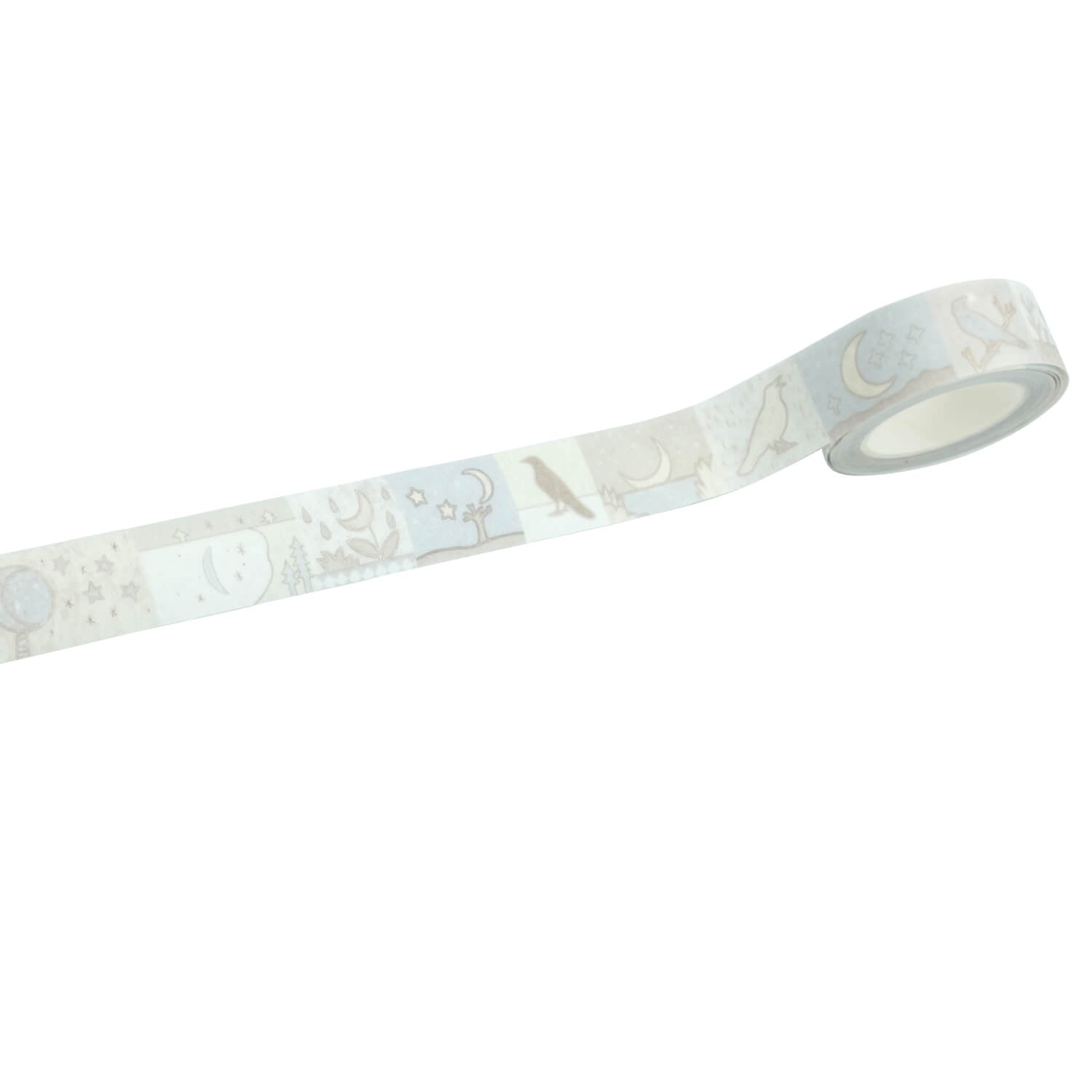 Blue Semi Masking Tape-Moon No.12