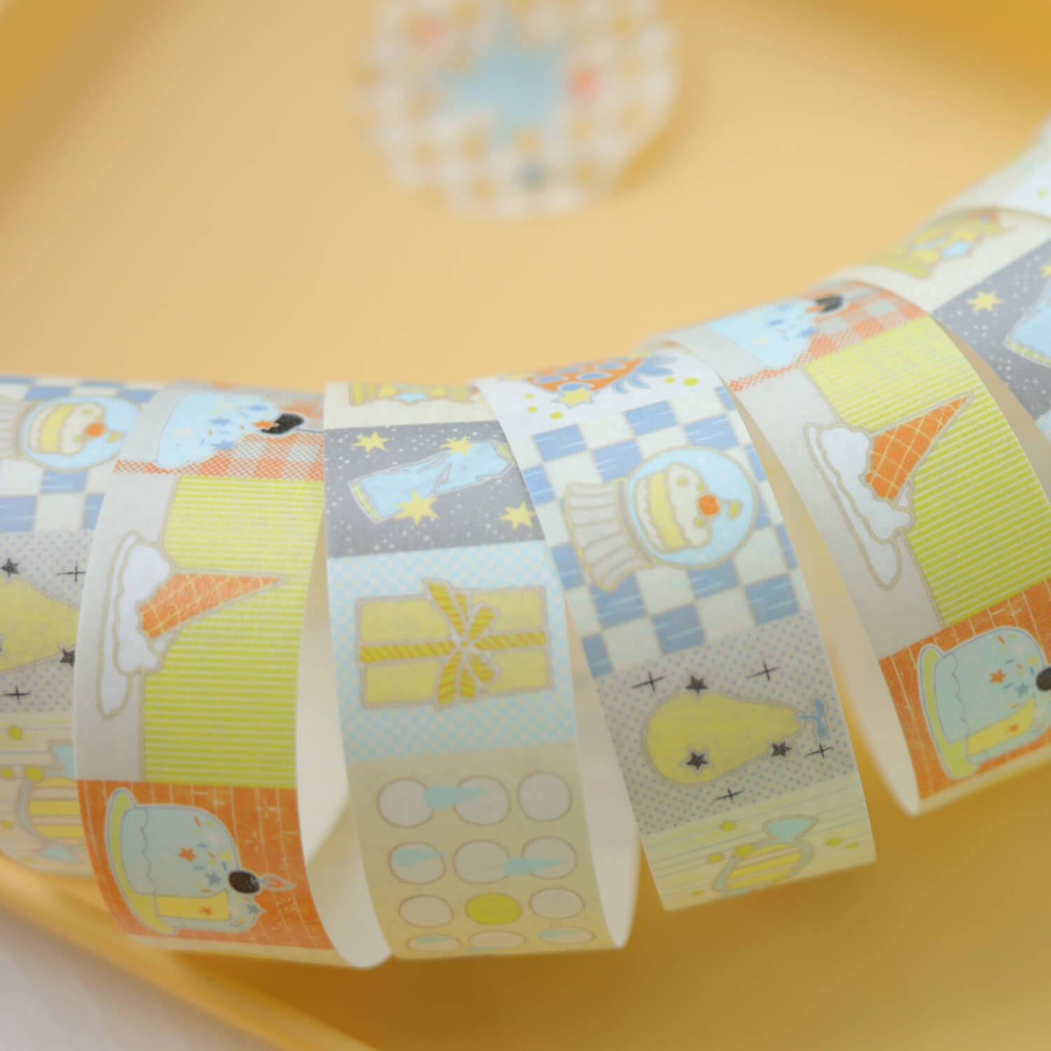 Blue Semi Masking Tape -Quiet Salt