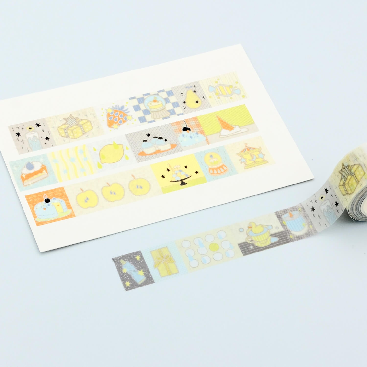 Blue Semi Masking Tape -Quiet Salt