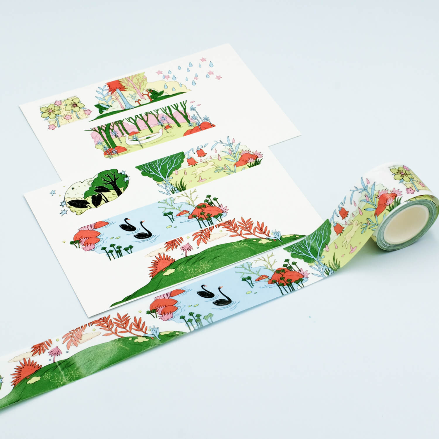 Blue Semi Masking Tape – Where Moss Grows