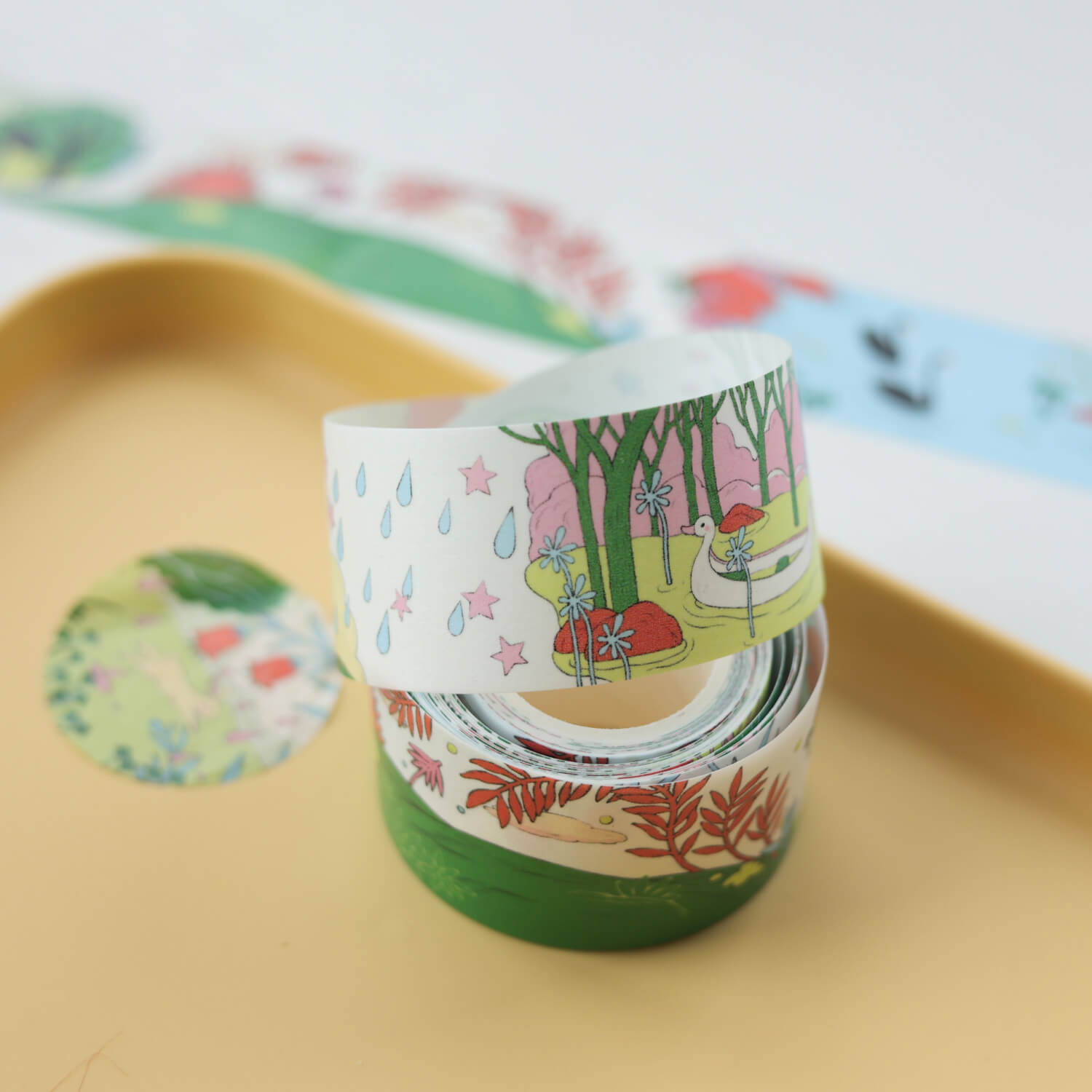Blue Semi Masking Tape – Where Moss Grows