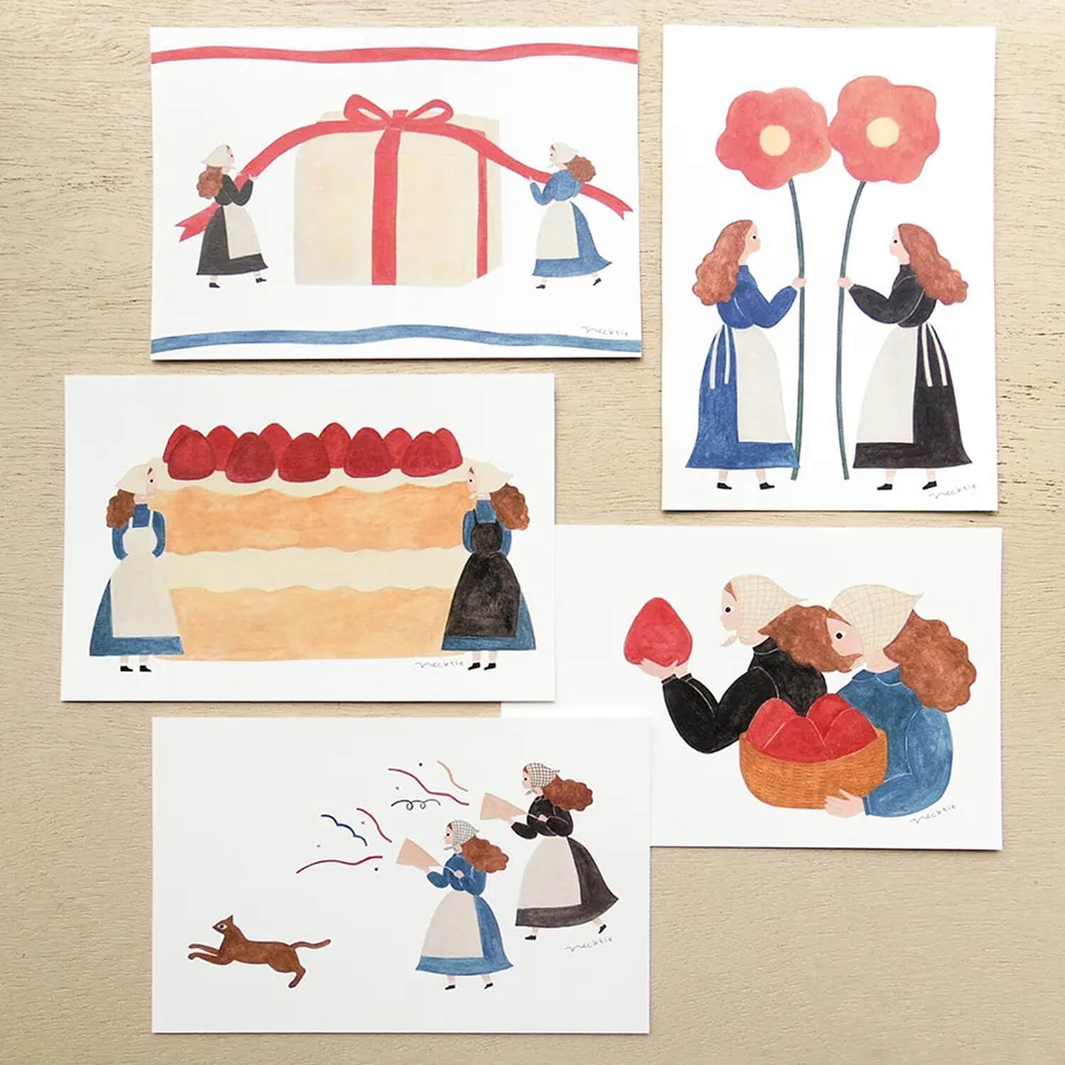 Necktie Postcard Pad – Someone’s Birthday Tomorrow