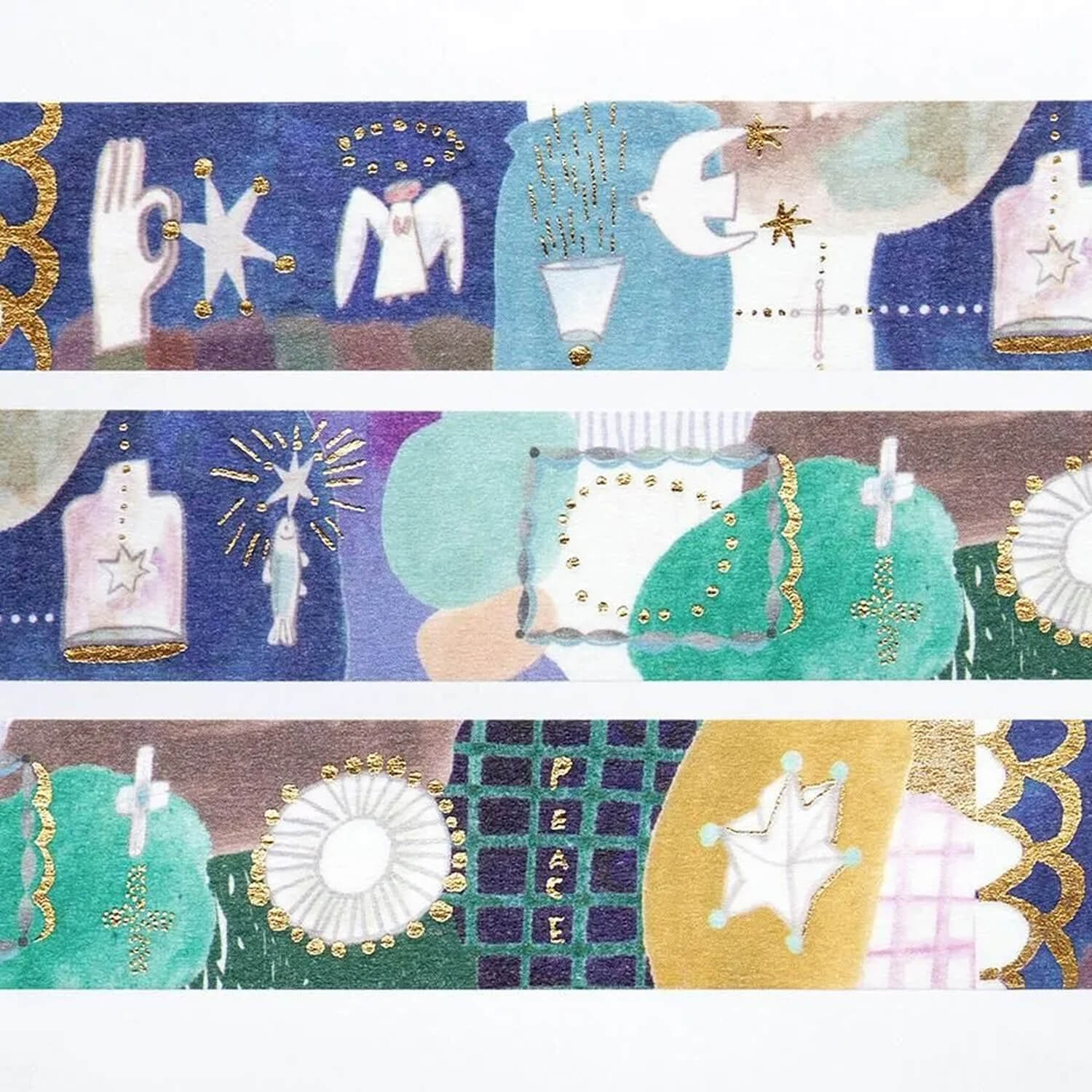 Chihiro Sonoda Foil Washi Tape – Prayer and Light