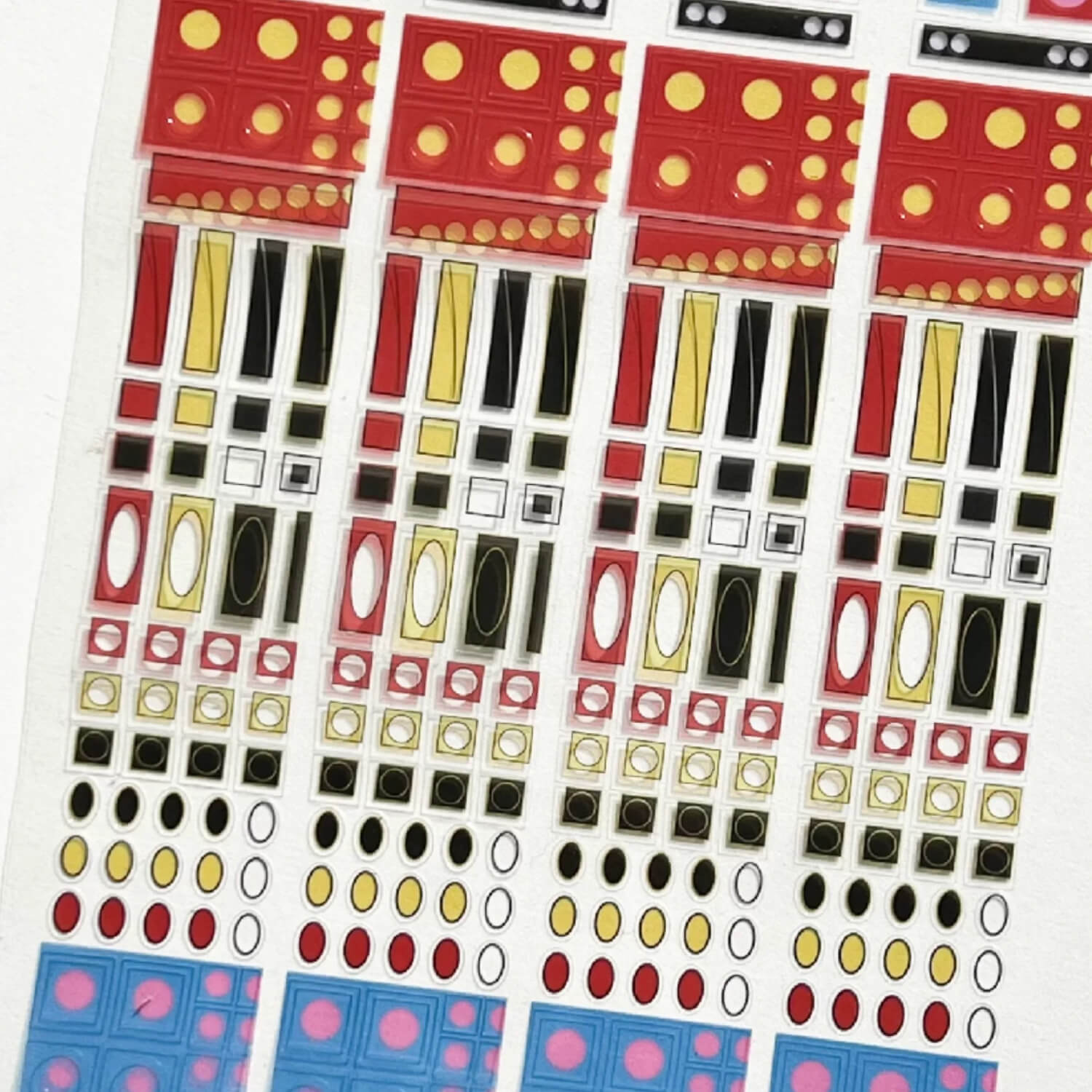 Clipclick Vintage Geometry Kiss-Cut Sticker Roll