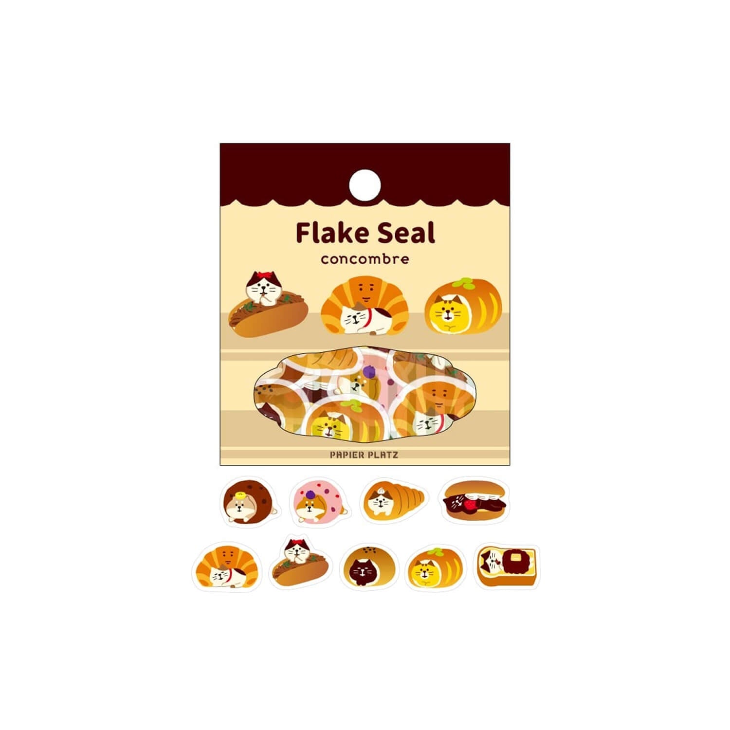 Concombre Flake Stickers – Mountain Cat Bakery