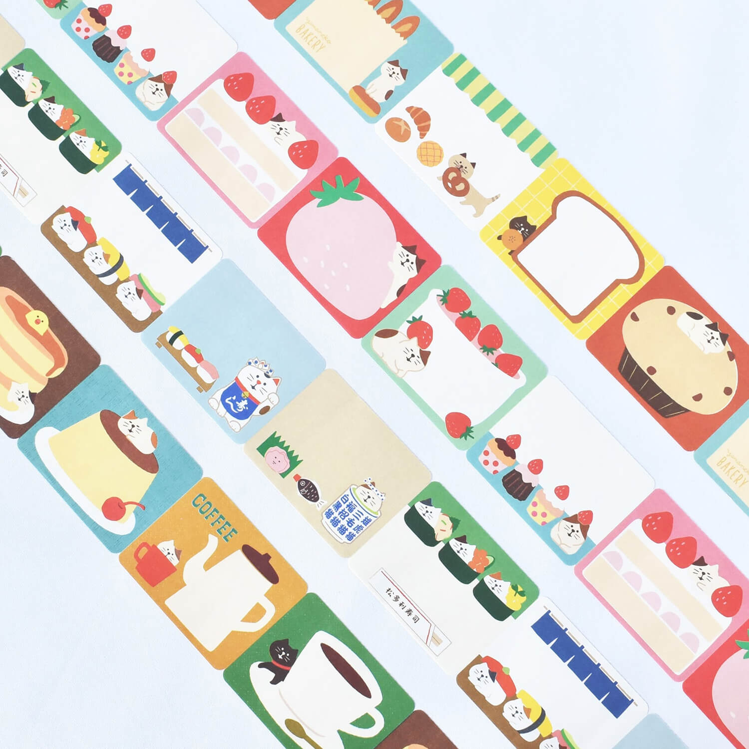 Concombre Roll Sticky Notes – Sushi Festival