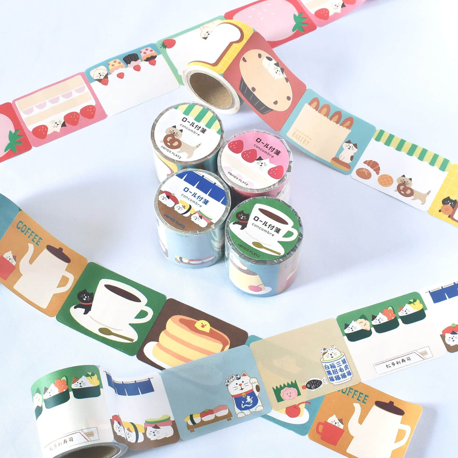 Concombre Roll Sticky Notes – Sushi Festival