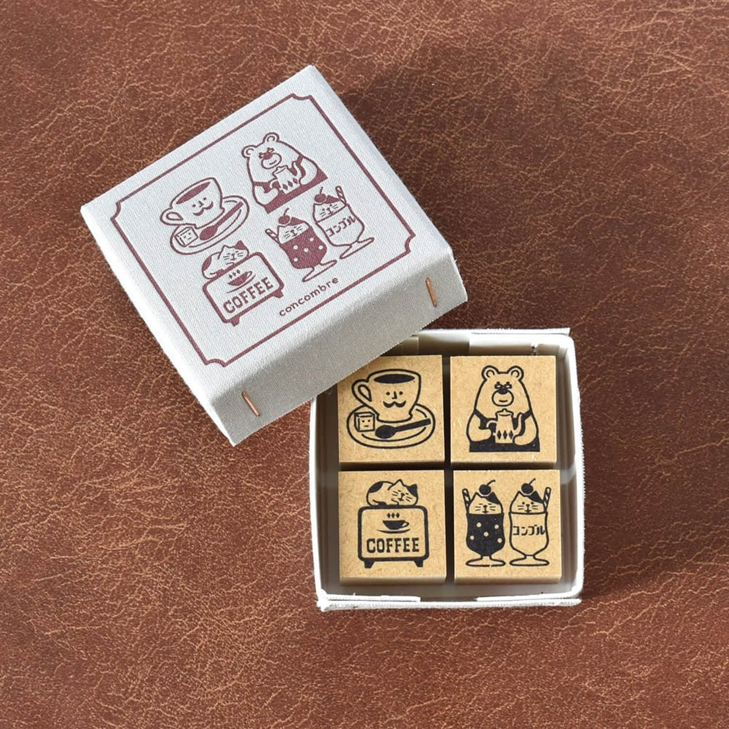 Concombre Rubber Stamp Set – Retro Kissaten