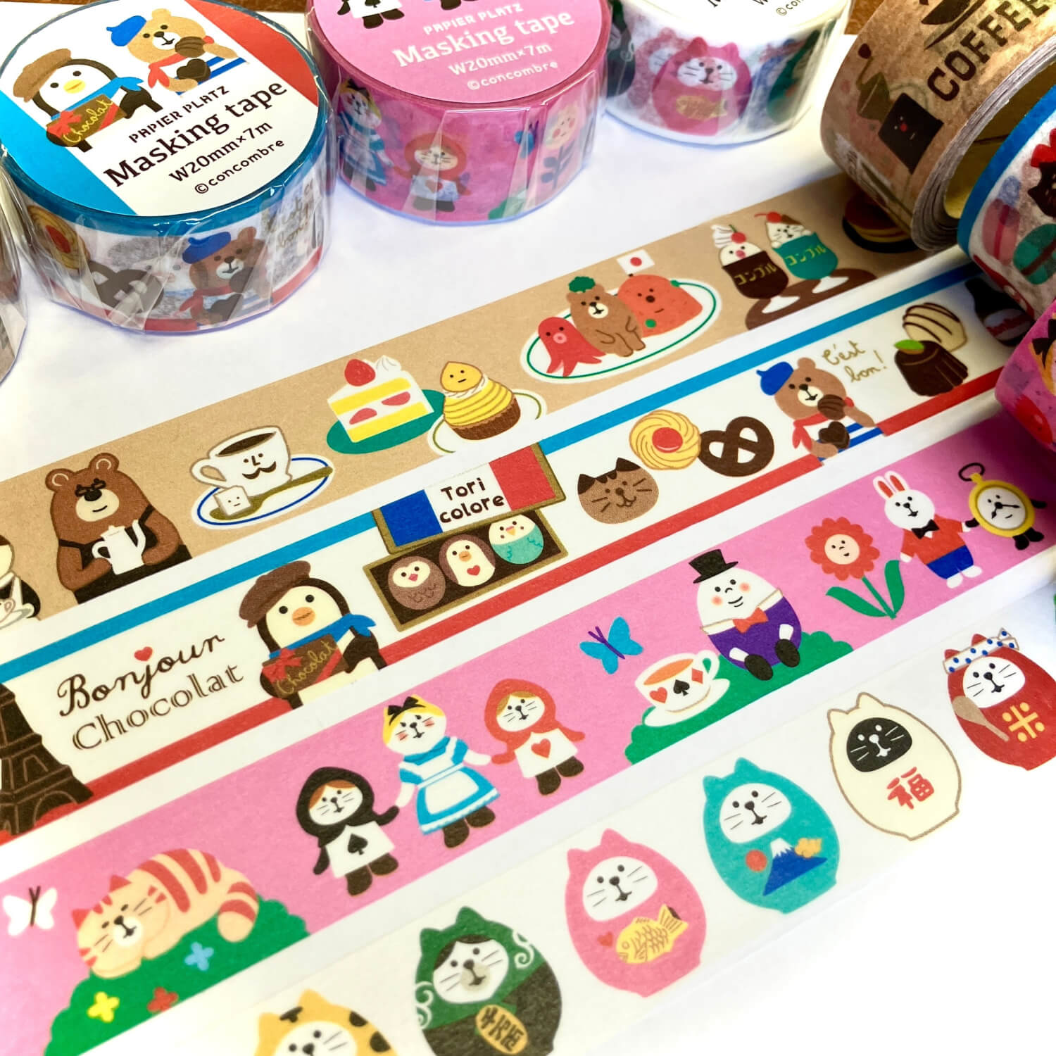 Concombre Washi Tape – Retro Kissaten