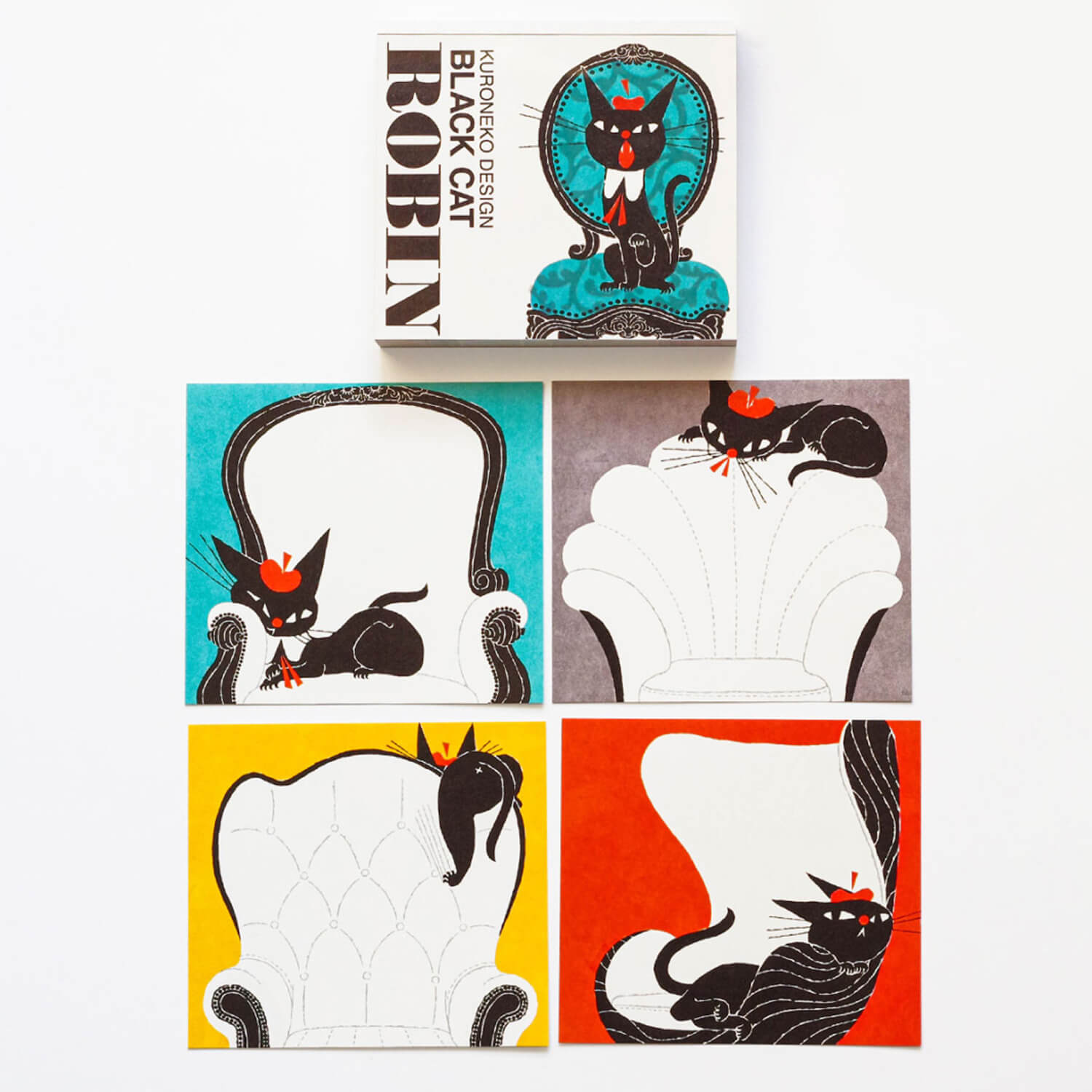 Cozyca Memo Block – Black Cat