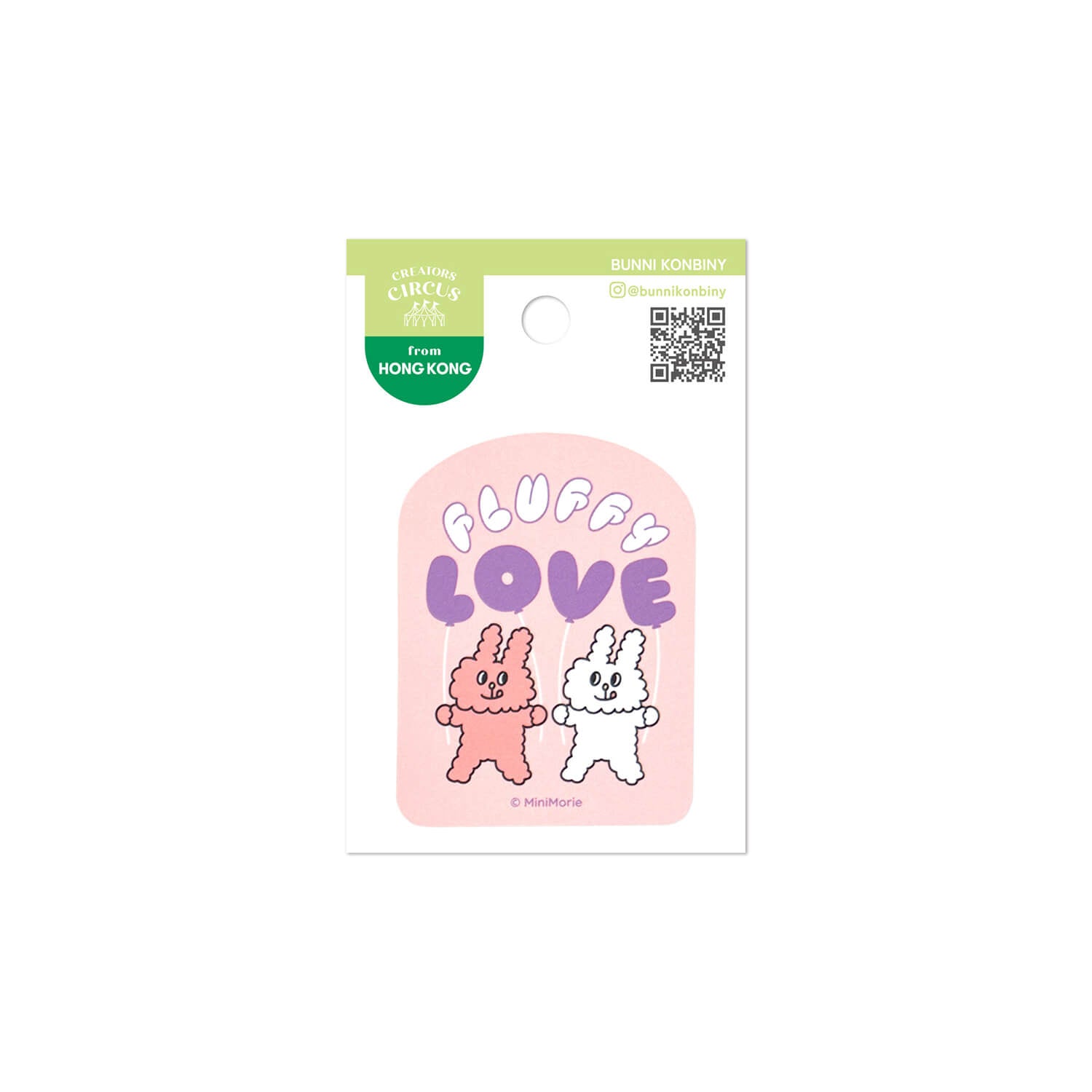 Creator's Circus x Bunni Konbiny Sticker – Fluffy Love