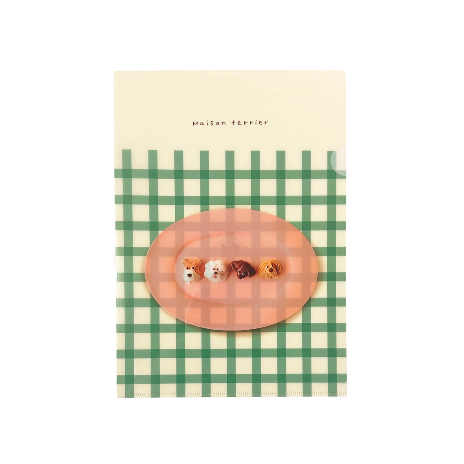 Creator's Circus x Maison Terrier A4 Clear File – Chocolate Dogs