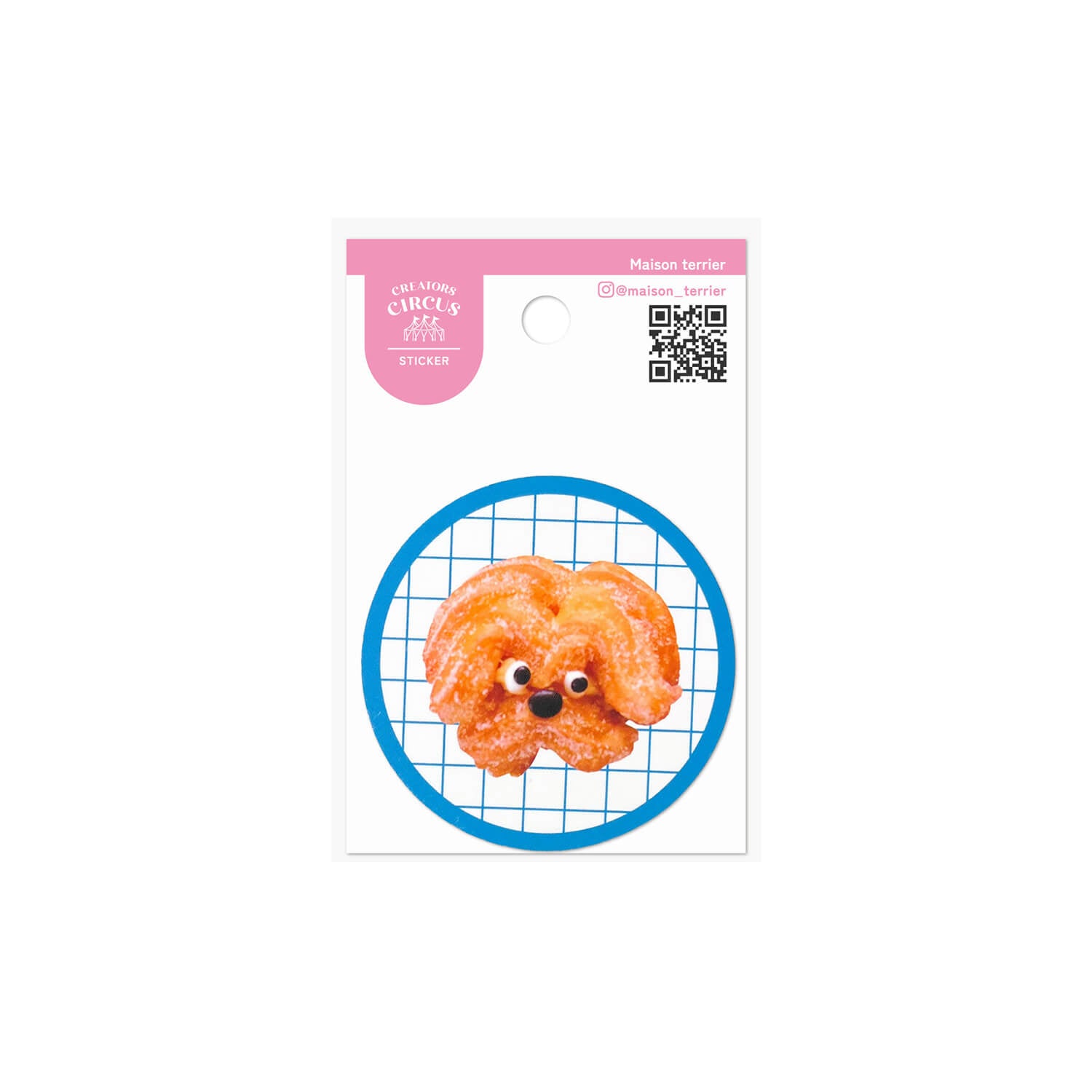 Creator's Circus x Maison Terrier Sticker – French Cruller Dog