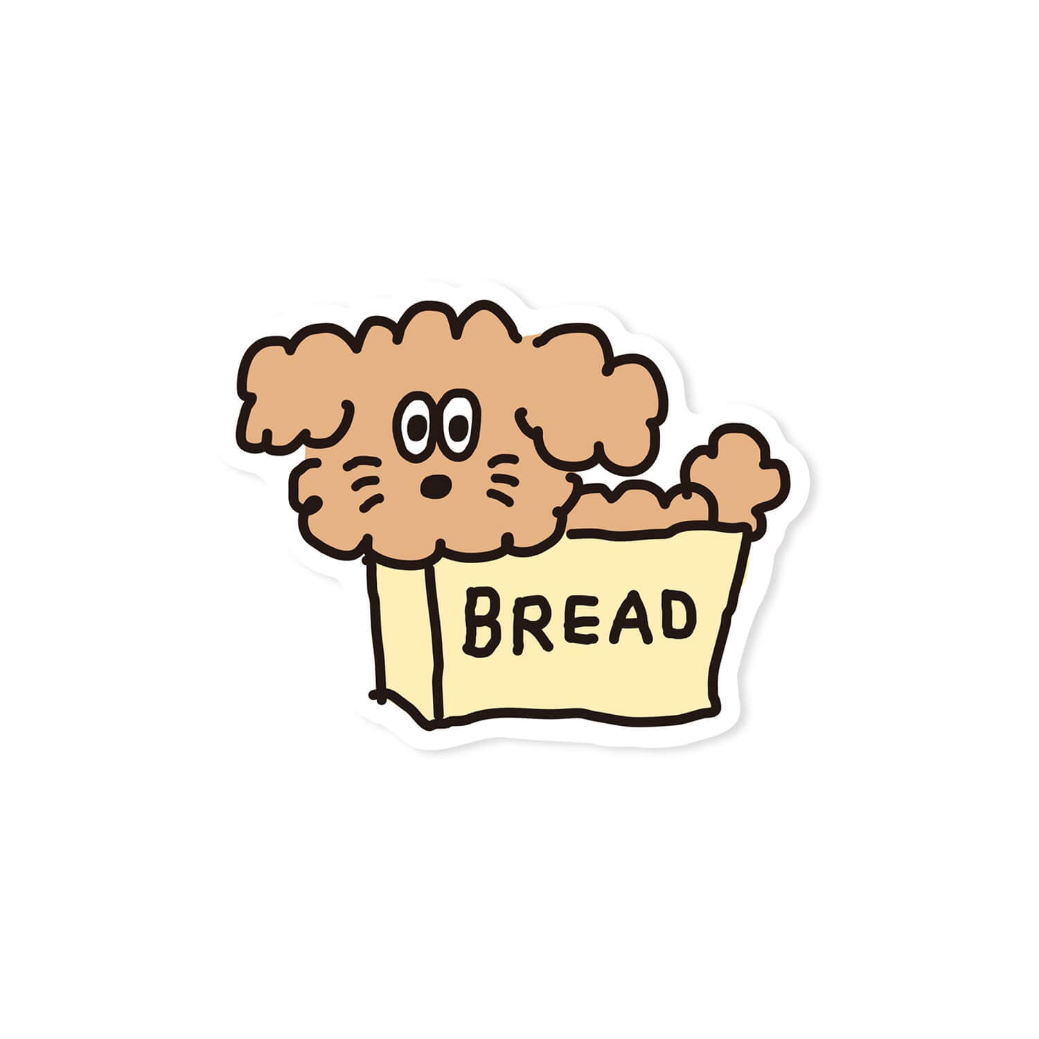 Creator's Circus x Scooty Studio Die-Cut Sticker – Bread