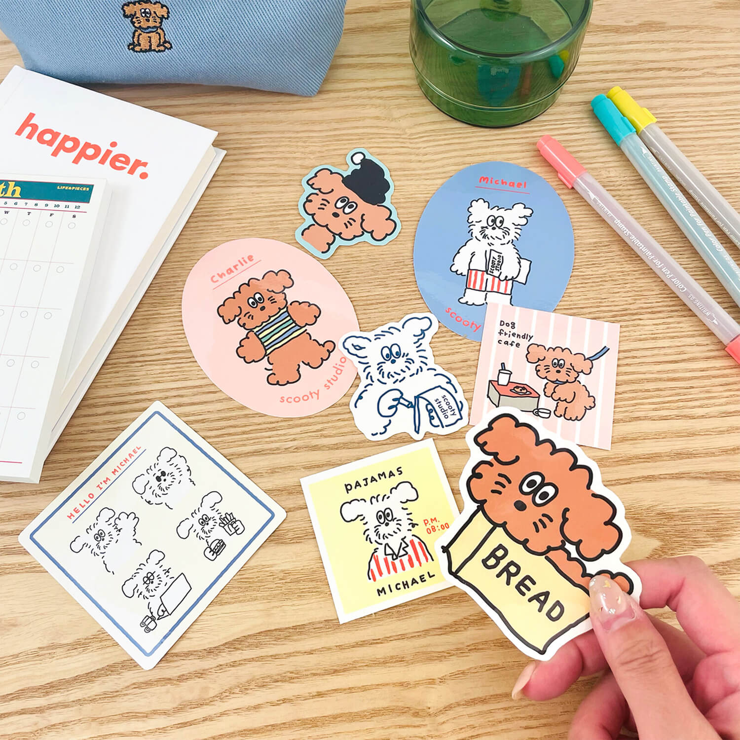 Creator's Circus x Scooty Studio Die-Cut Sticker – Bread