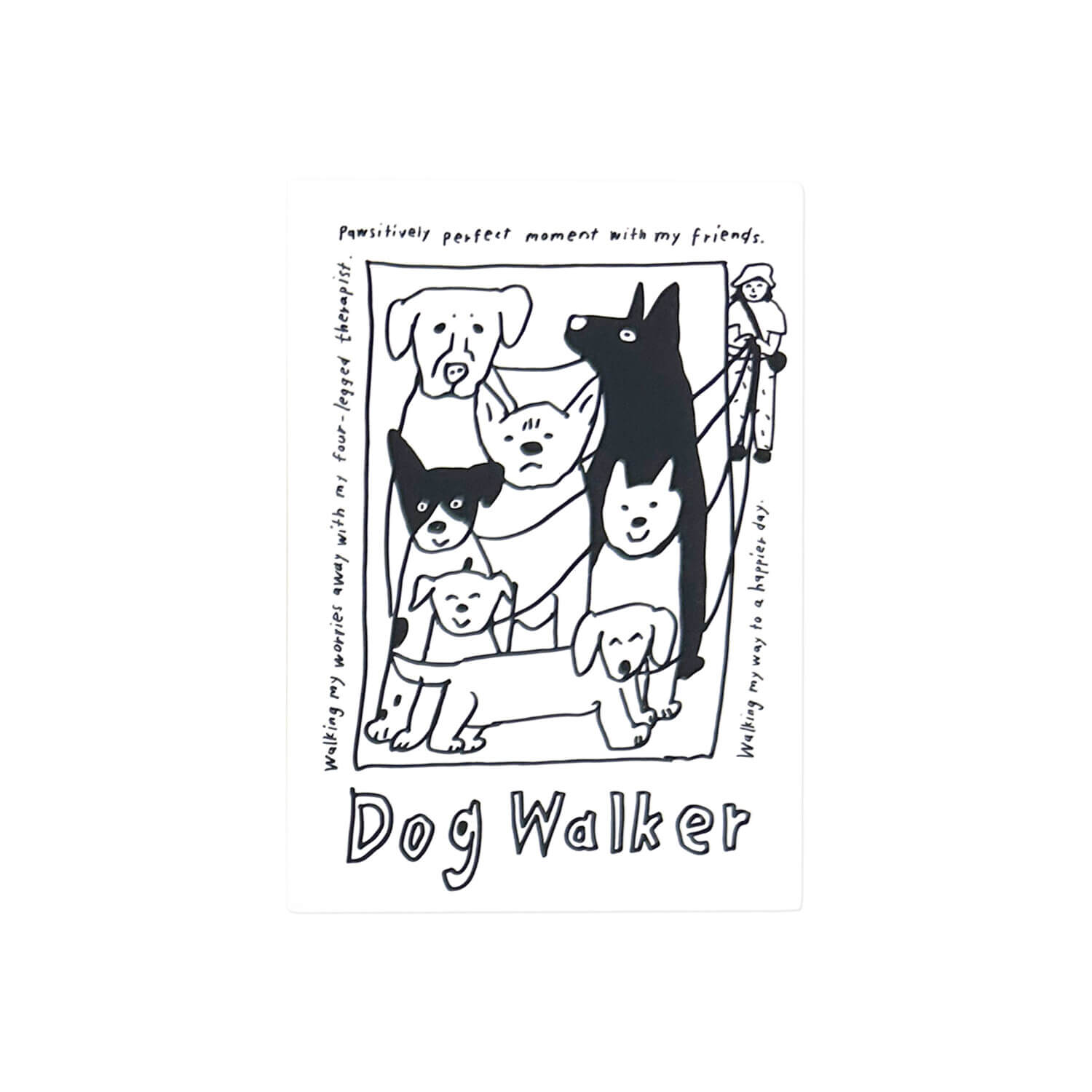 Creator's Circus x The little k9s Sticker – Dog Walker