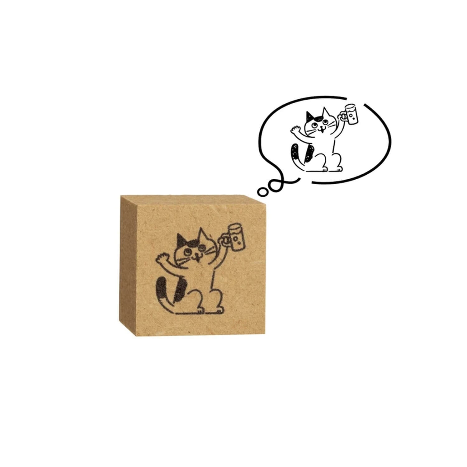 Decole Cat Life Stamp – Drinking