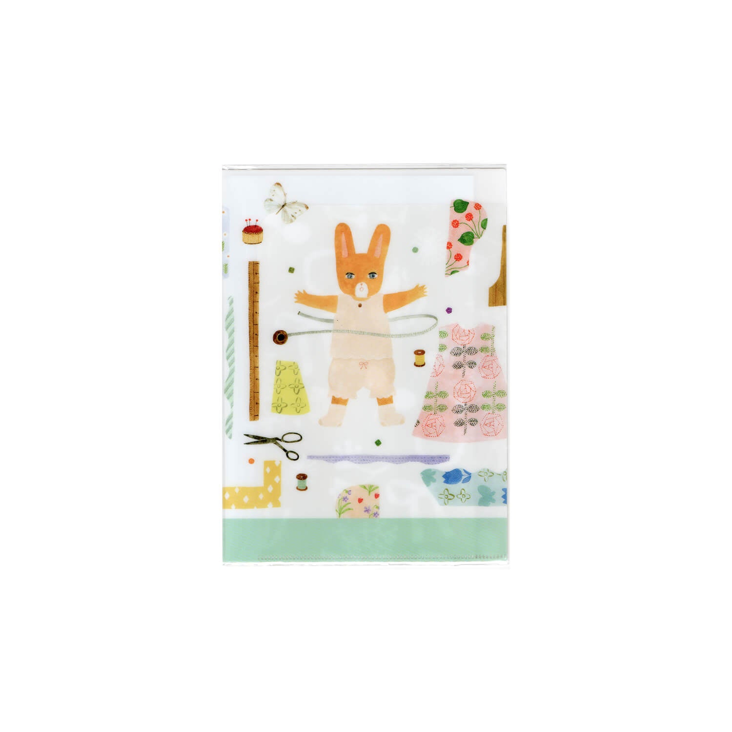EHONS x Aiko Fukawa A5 Double Pocket Clear File - Making a Spring Dress