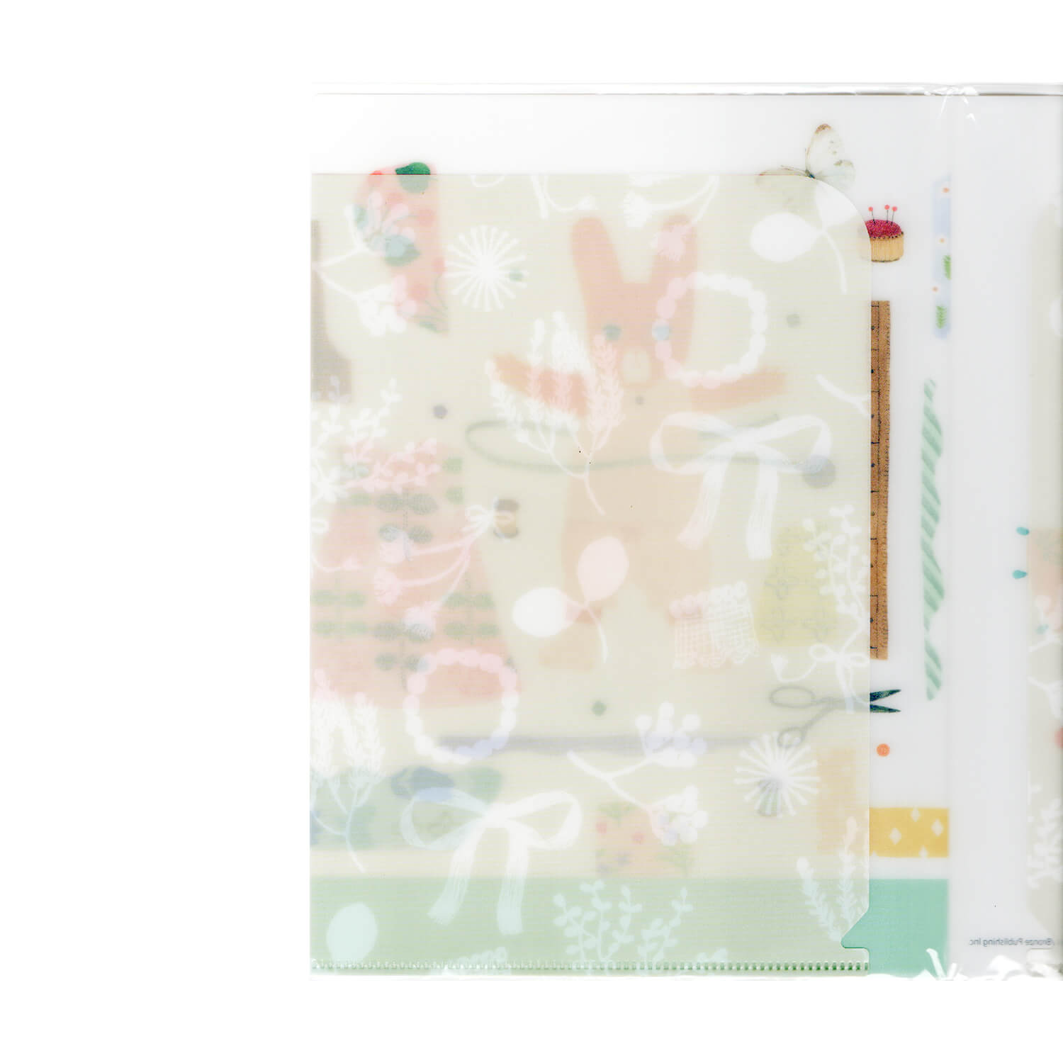 EHONS x Aiko Fukawa A5 Double Pocket Clear File - Making a Spring Dress