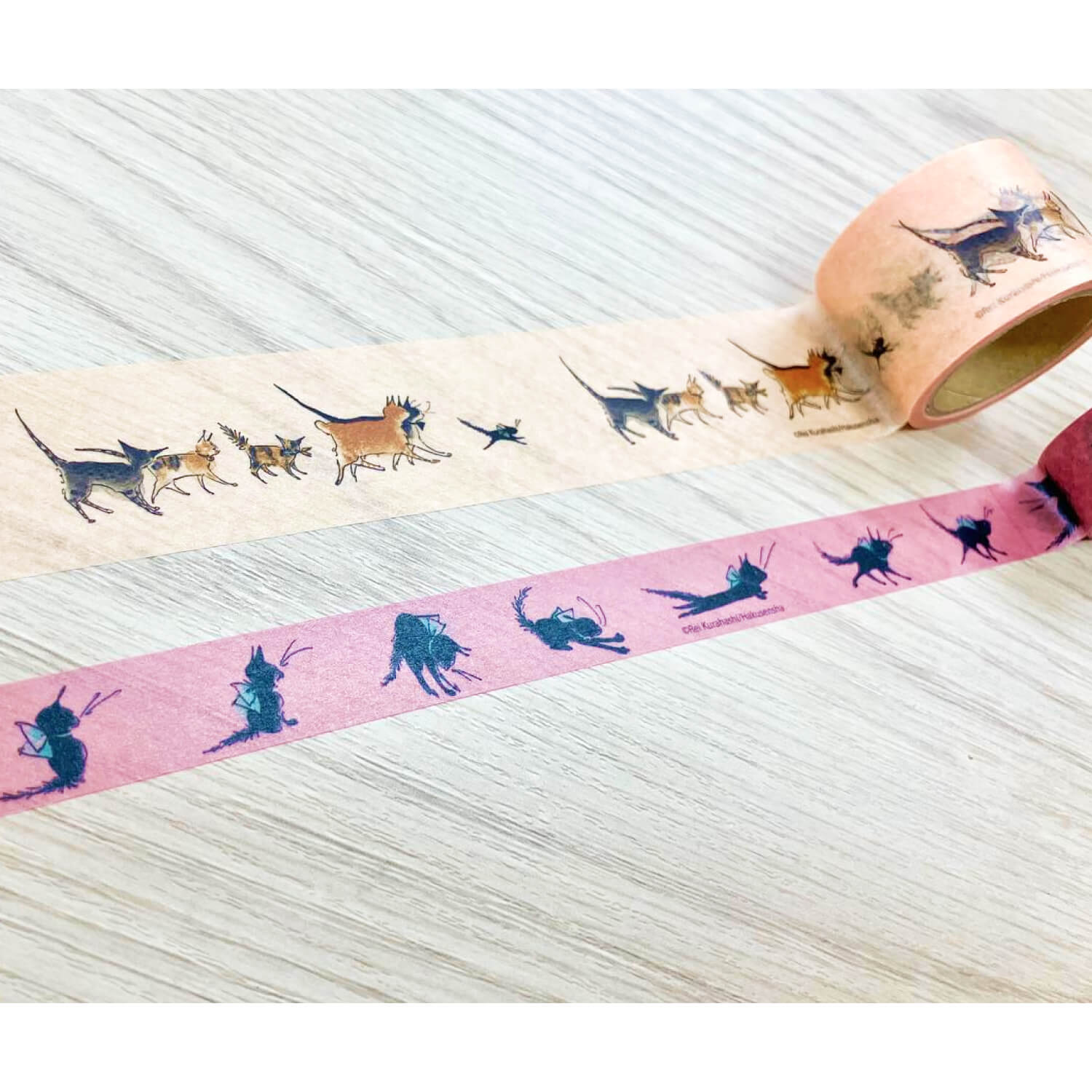 EHONS × Kurahashi Rei Masking Tape – Toto the Kitten