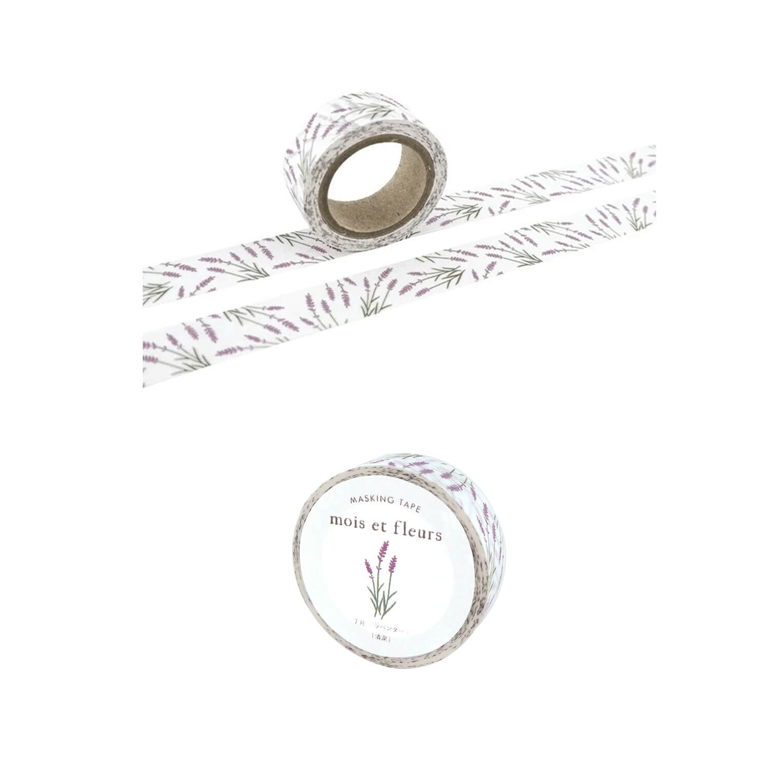 EL COMMUN Masking Tape – mois et fleurs