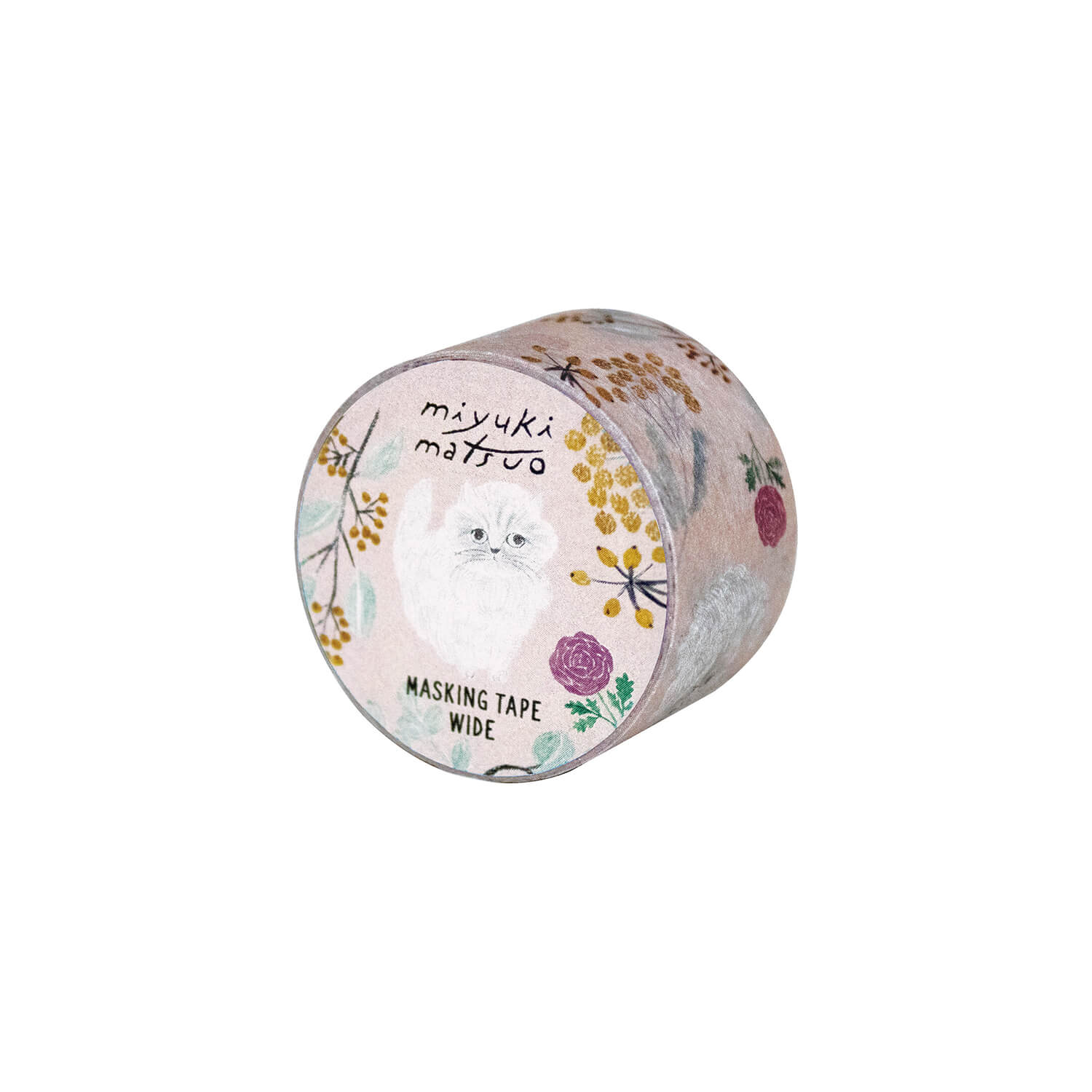 EL COMMUN Miyuki Matsuo Washi Tape – Wide Cat & Botanical